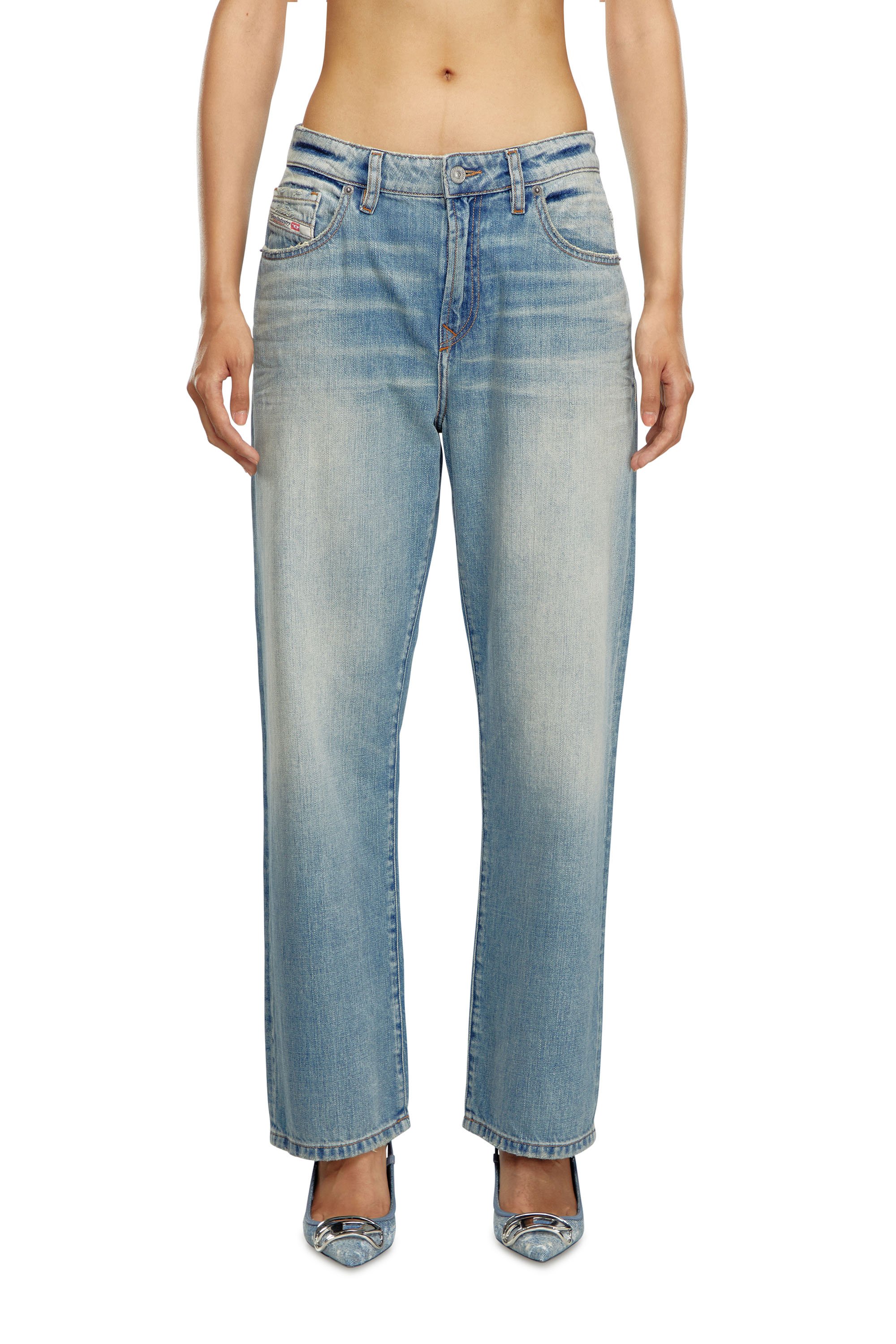 Diesel - Straight Jeans 1999 D-Reggy 0GRDN, Mujer Straight Jeans - 1999 D-Reggy in Azul marino - Image 1