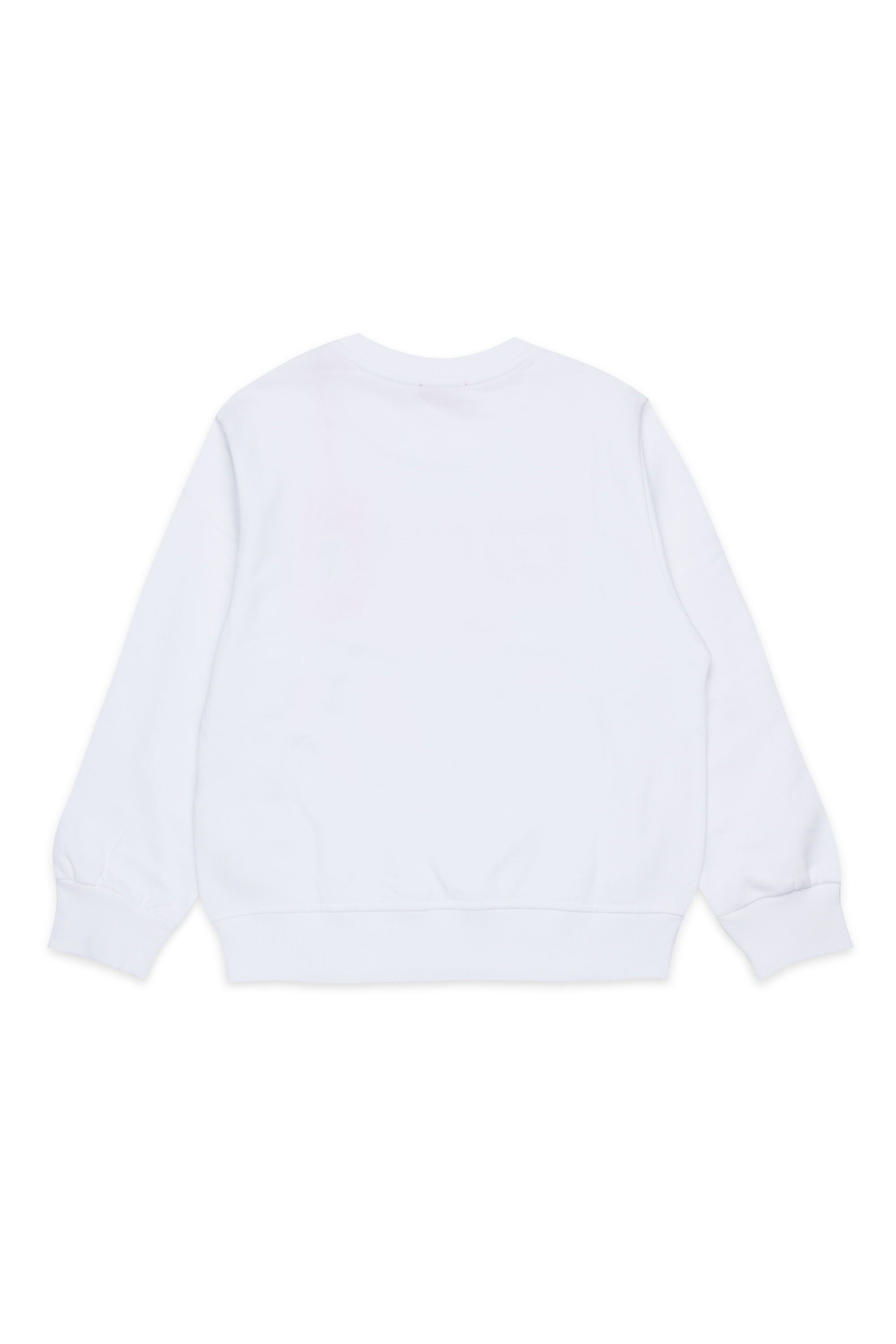 Diesel - SGINNL8 OVER, Sudadera con logotipo manchado Hombre in Blanco - 2