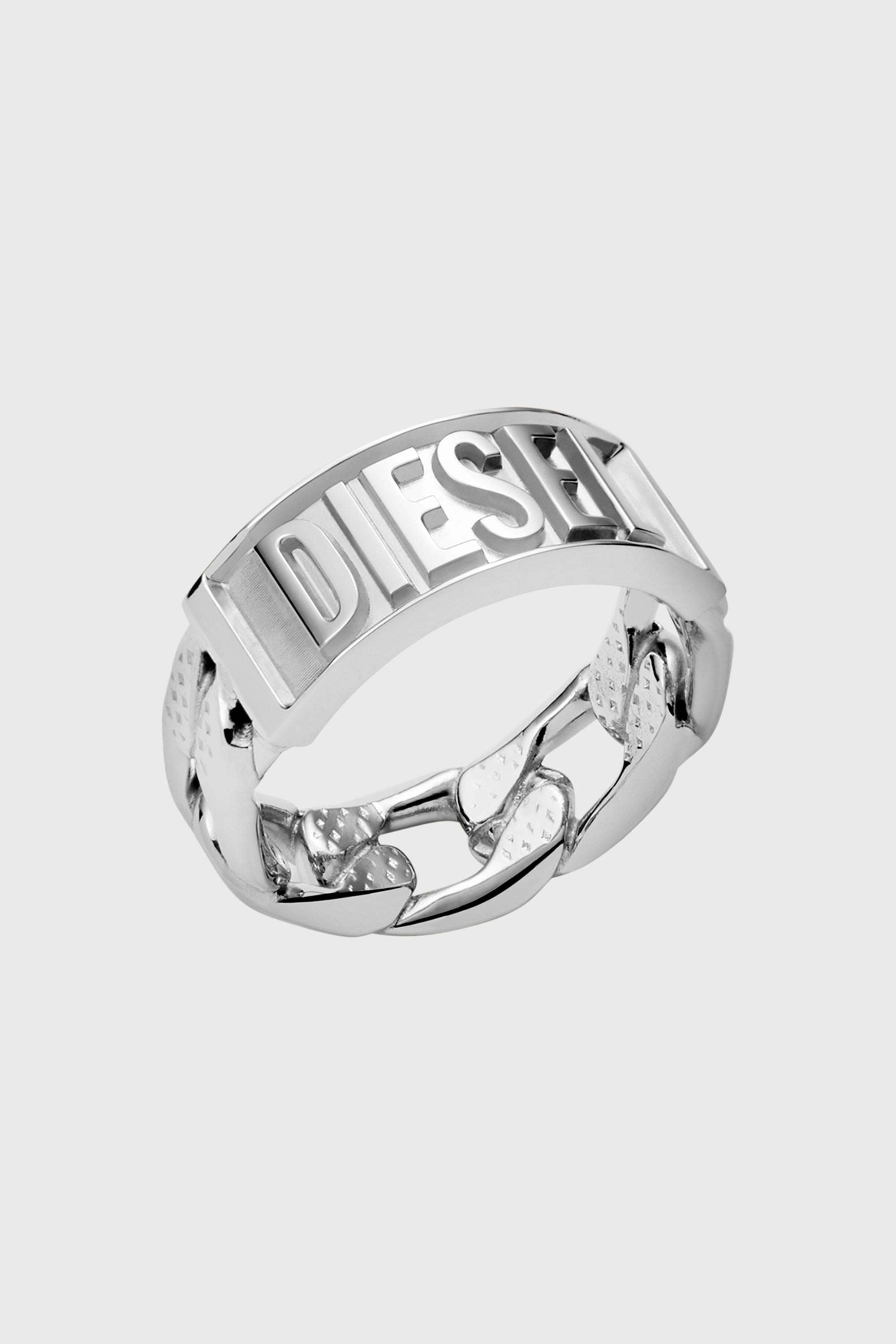 Diesel - DX1347, Anillo de acero  inoxidable Hombre in Plateado - 1