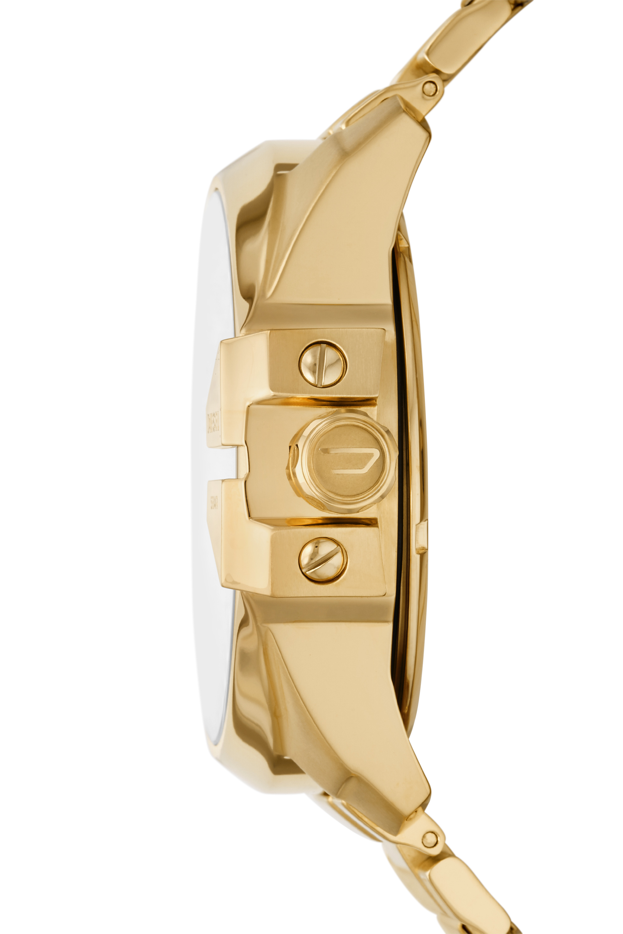 Diesel - DZ7456, Reloj Mega Chief con pulsera en tono dorado Hombre in Dorado - 3