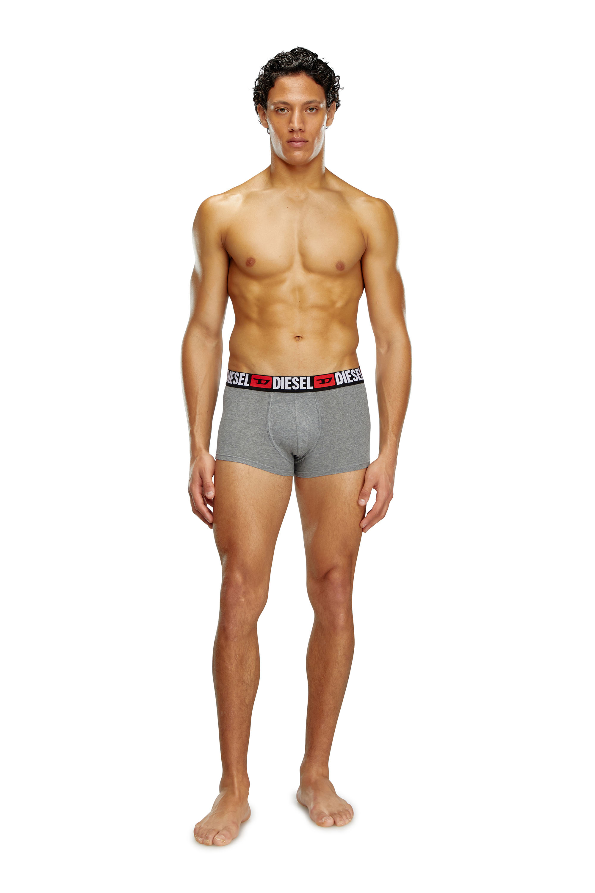 Diesel - UMBX-DAMIENTHREEPACK, Set de tres calzoncillos bóxer con logotipo en la cintura Hombre in Multicolor - 1