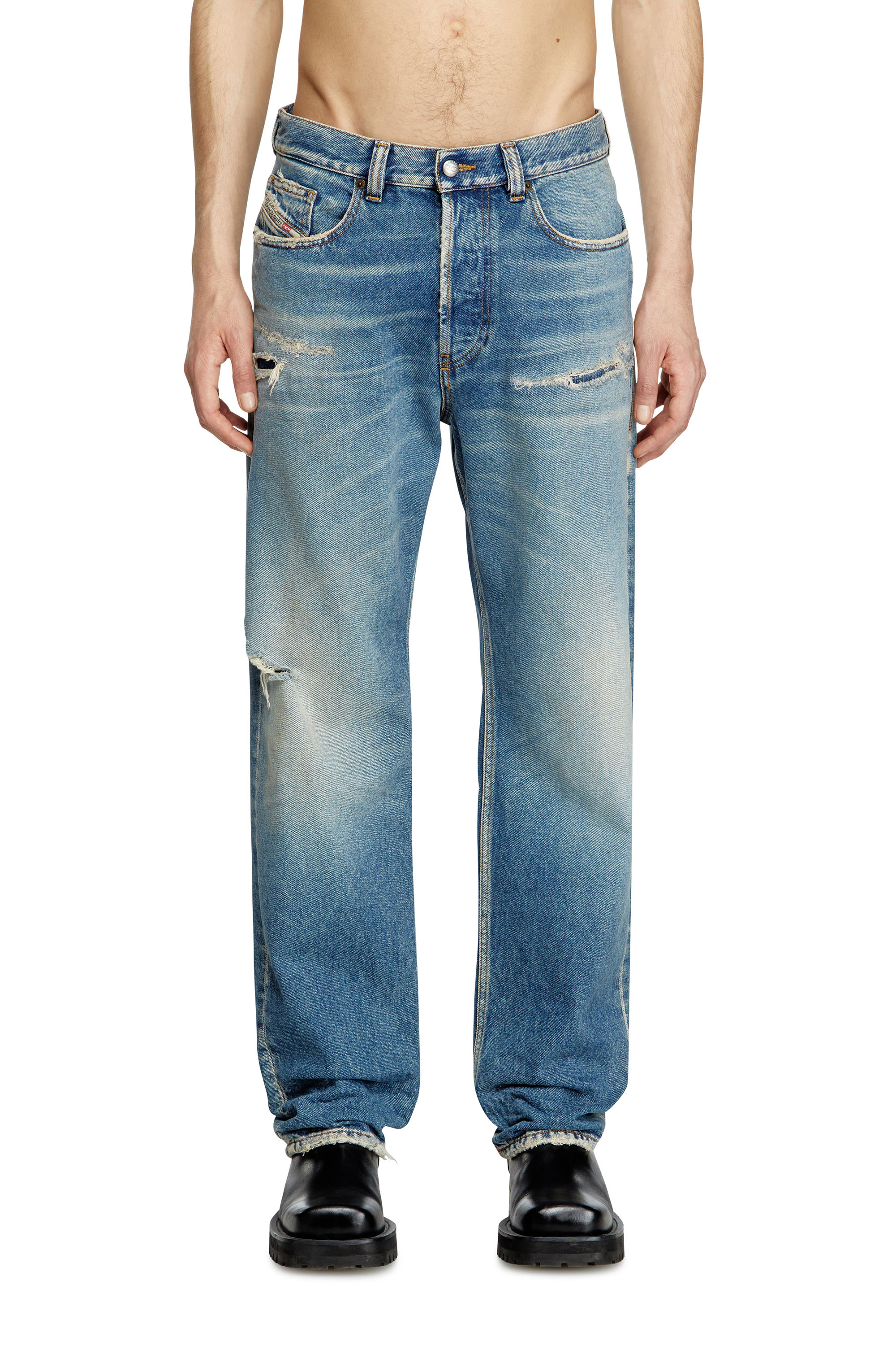 Diesel - Regular Jeans 2010 D-Macs 09L43 Hombre, Azul medio - 1