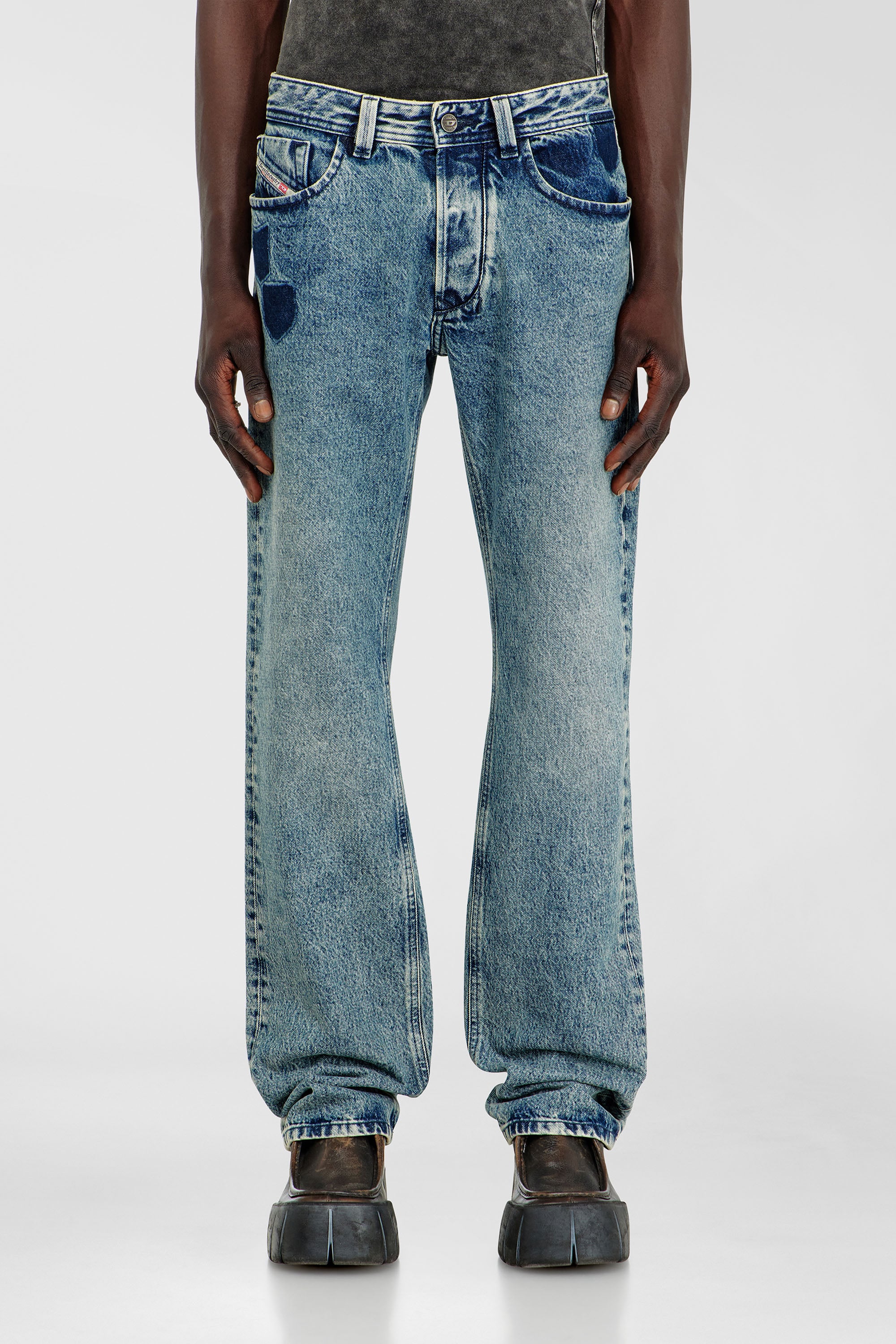 Diesel - Regular Jeans 1985 Larkee 0IFBV Hombre, Azul medio - 1