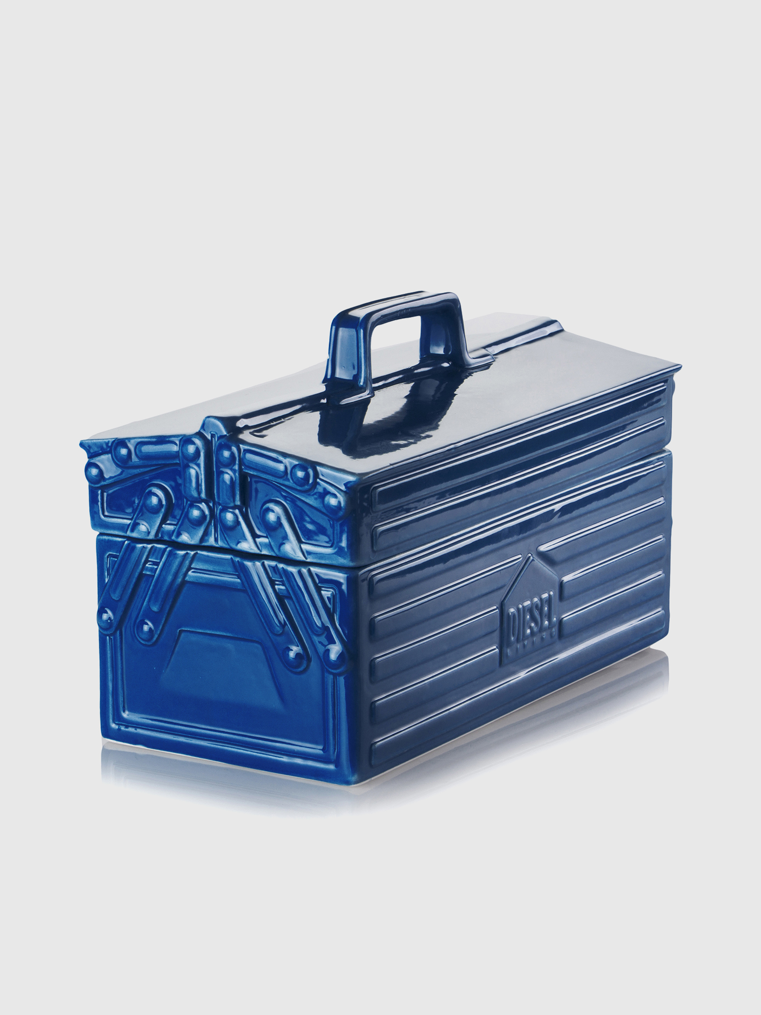 Diesel - 11056 WORK IS OVER, Caja de herramientas de porcelana azul Unisex in Azul marino - 3