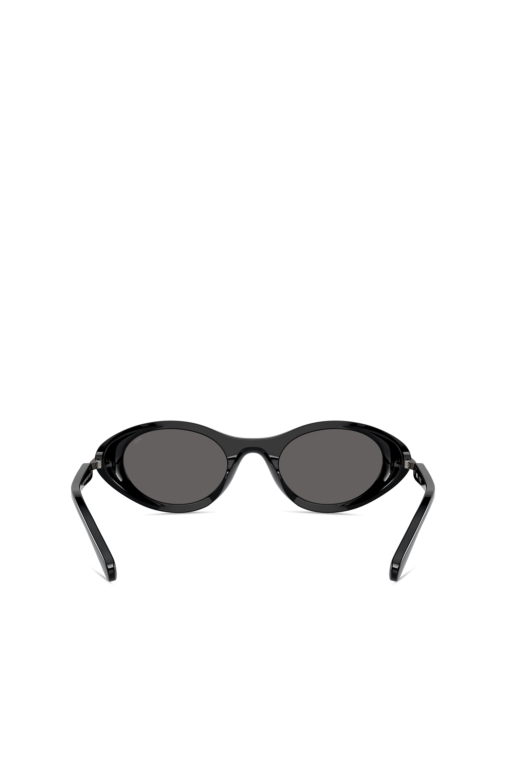 Diesel - 0DL2004, Unisex Wrap-around shape sunglasses in Black - Image 3