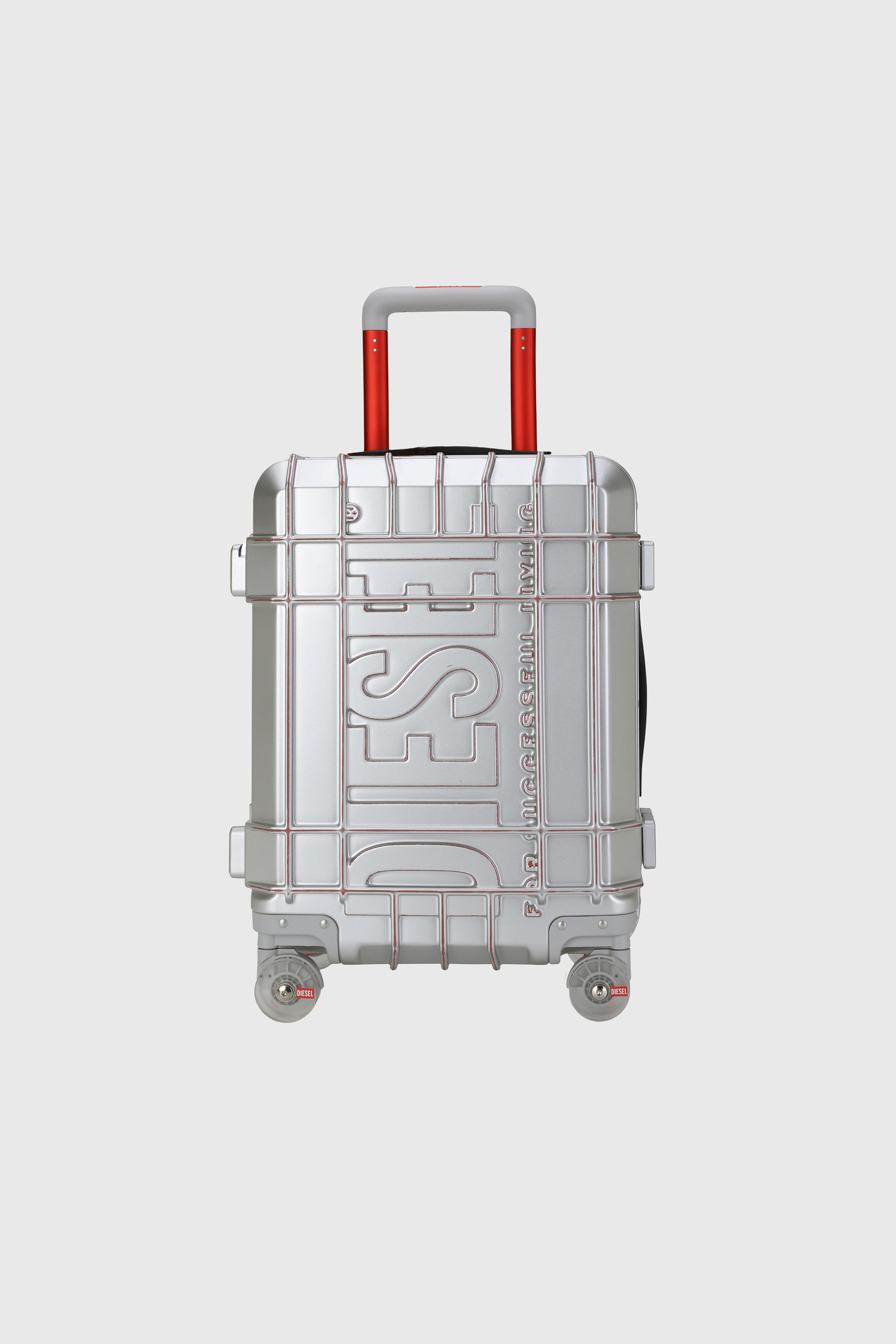 Diesel - DIESEL PC STRONG IMAGE TROLLEY- DSL003, Maleta resistente tama&ntilde;o S Unisex in Plateado - 2