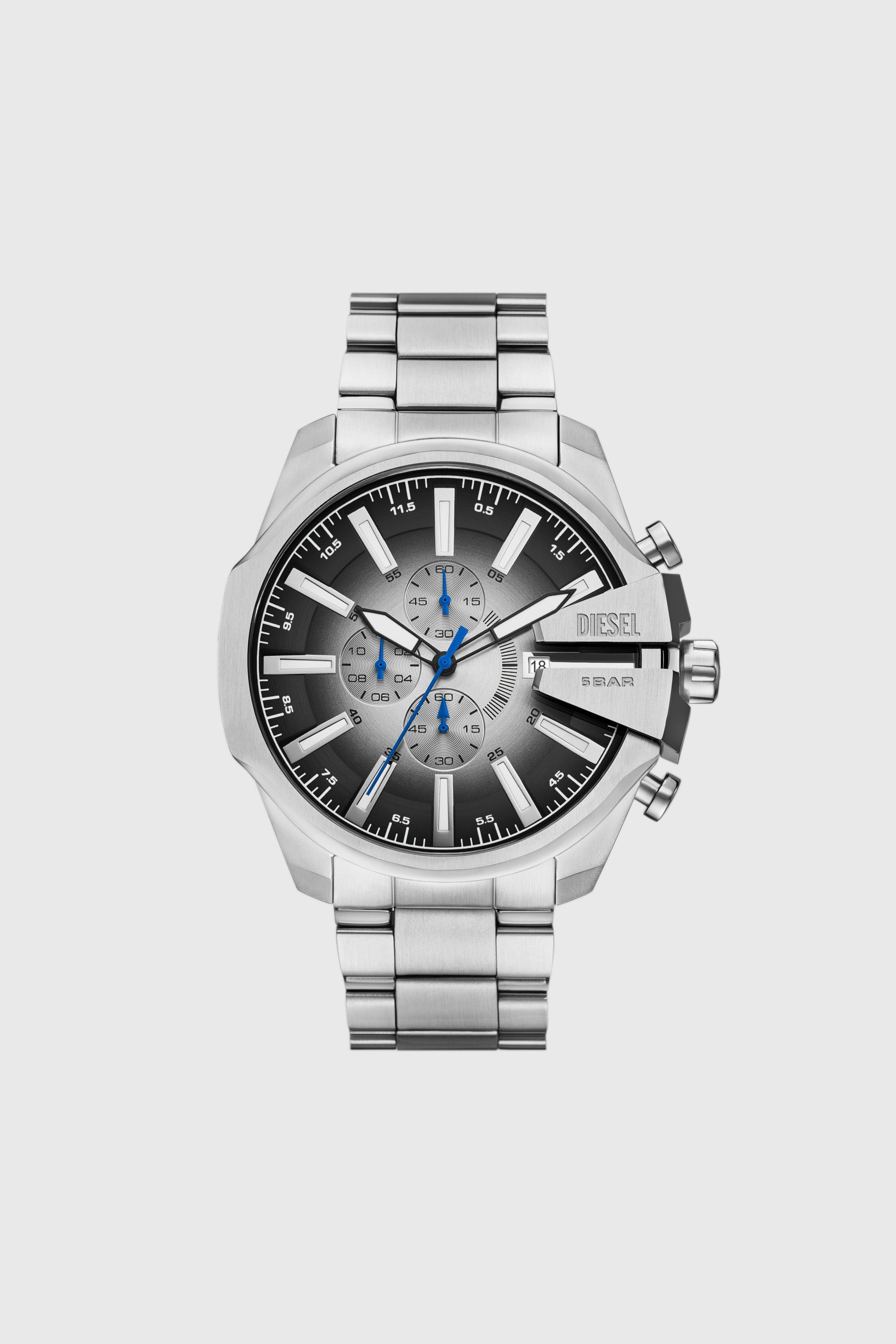 Diesel - DZ4686 WATCH, Reloj de acero inoxidable Mega Chief Slim Hombre in Plateado - 1
