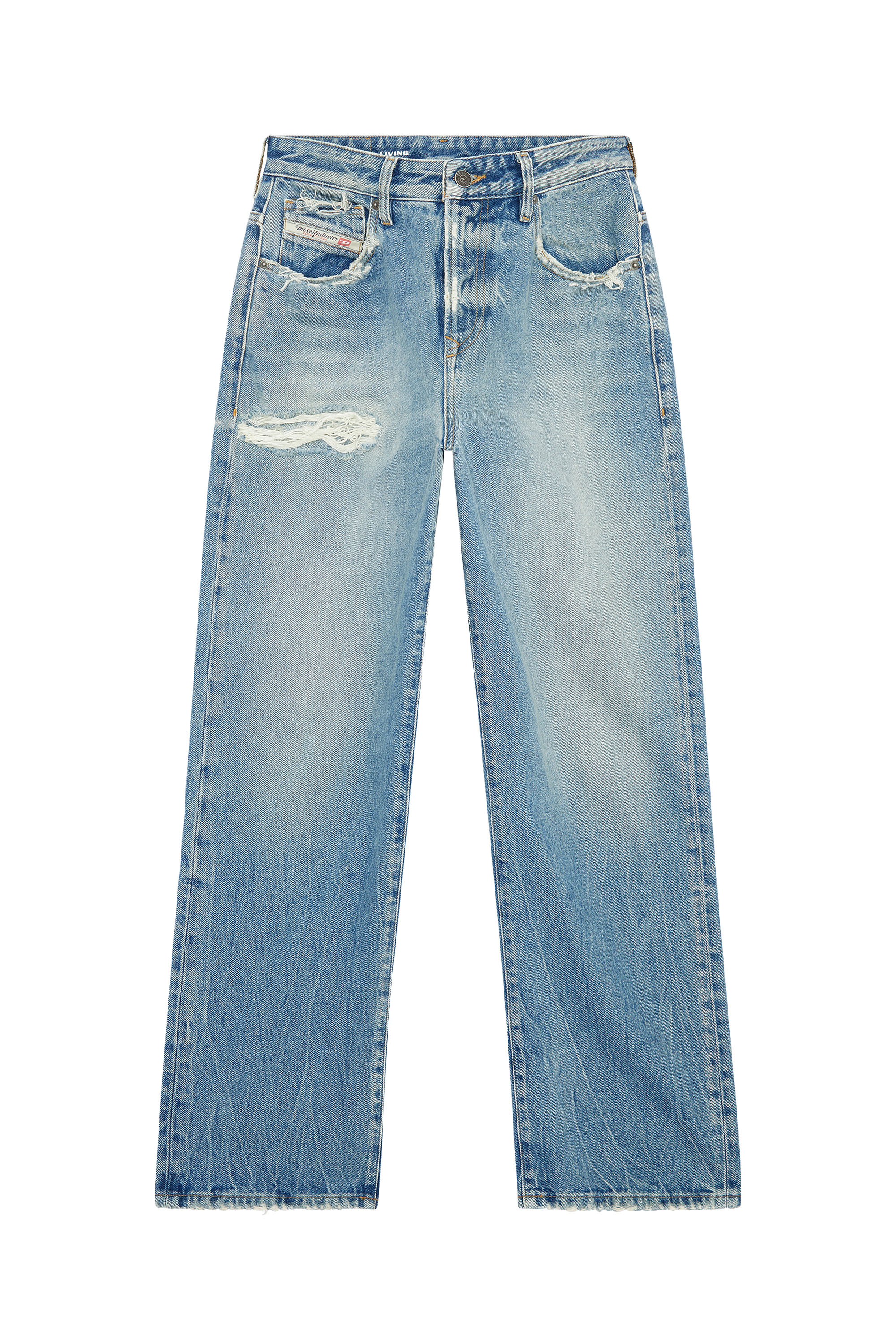 Diesel - 1999 D-REGGY 007N3 Straight Jeans, Azul medio - Image 3
