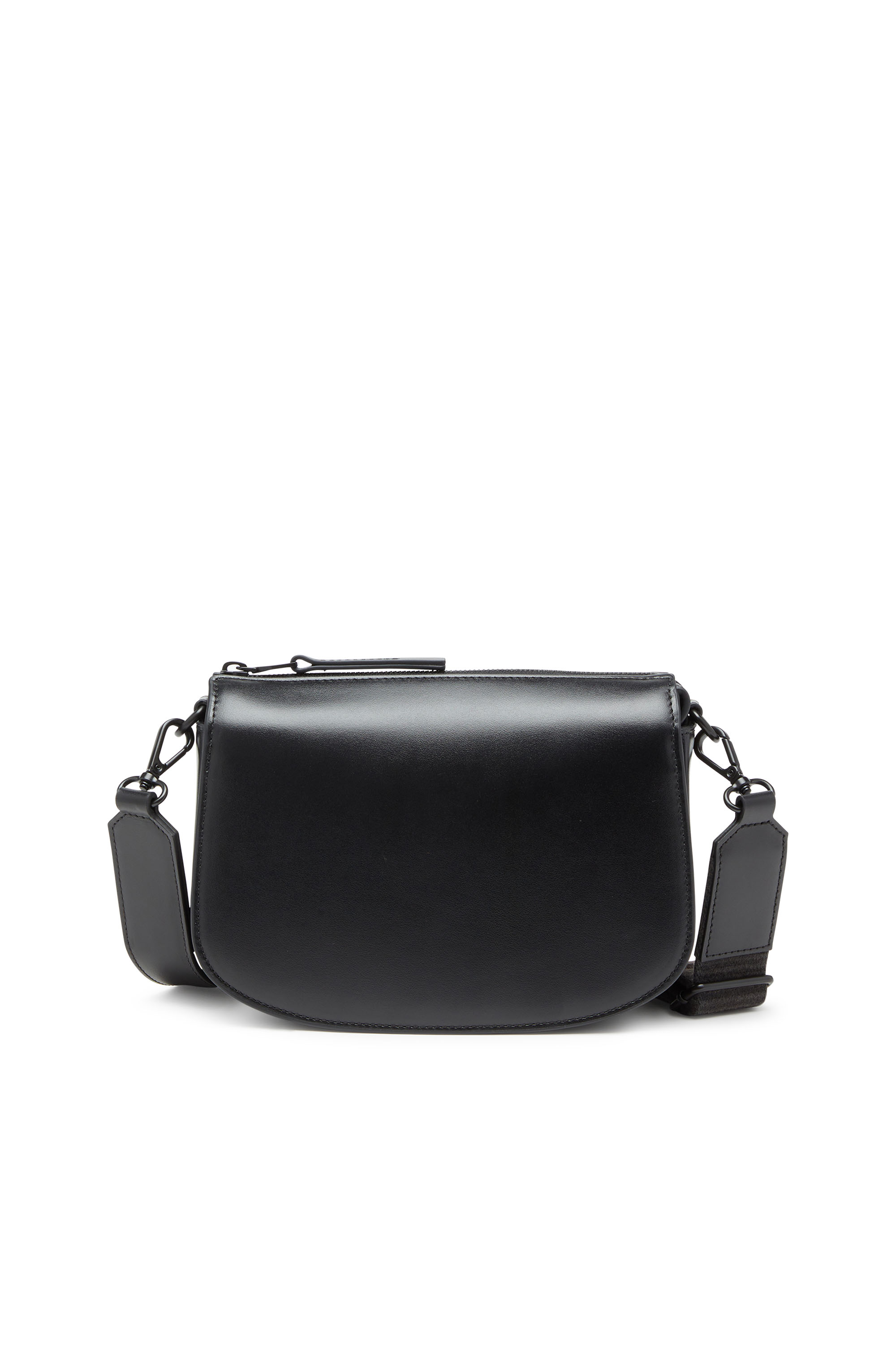 Diesel - 1DR CAMERA BAG, Unisex's Camera bag in premium leather in Black - 2