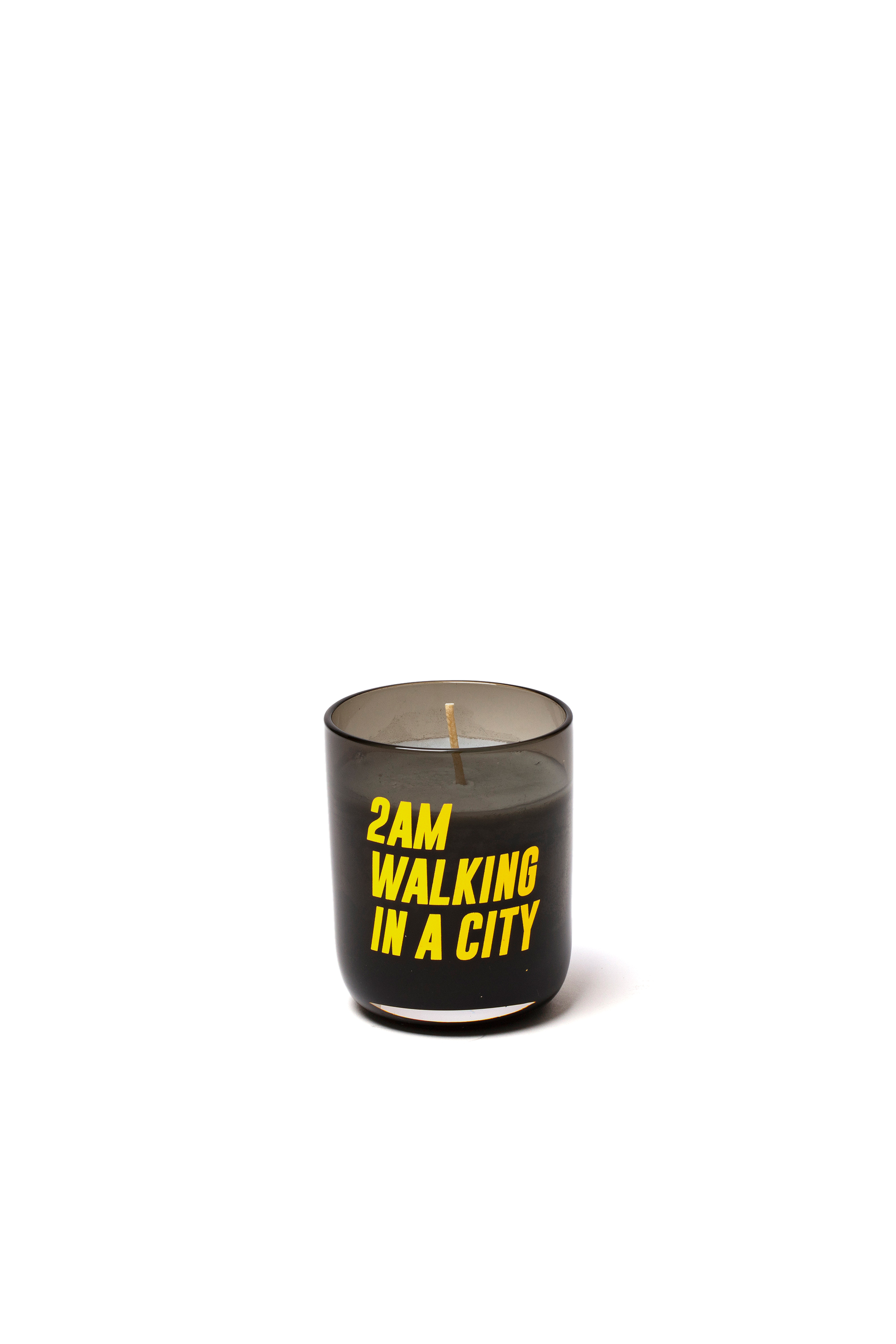 Diesel - 11172 HOME SCENTS, Vela en vaso de vidrio "memories-2am walking in a city" Unisex in Negro - 1