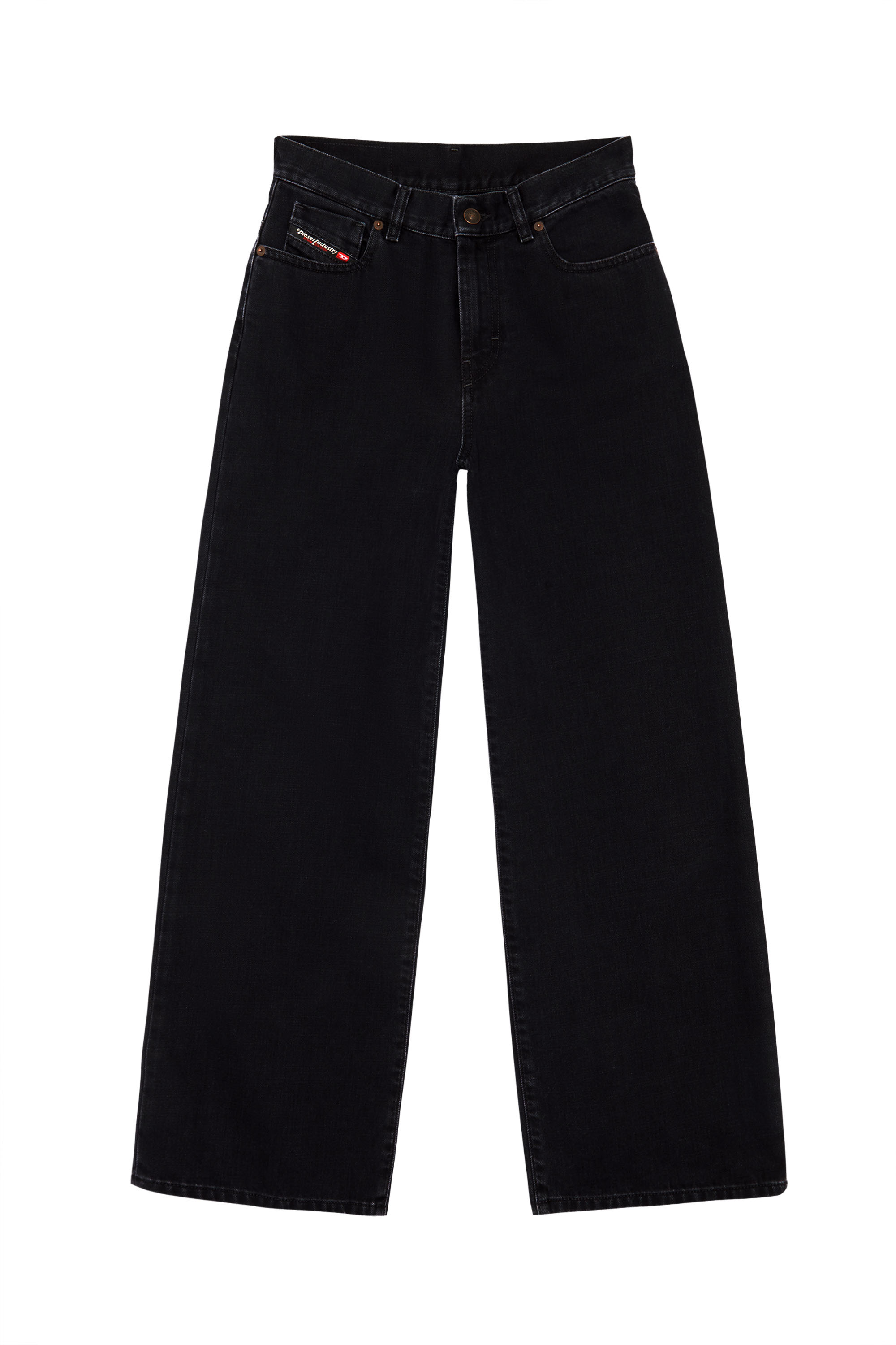 Diesel - 2000 WIDEE Z09RL Bootcut and Flare Jeans, Negro/Gris oscuro - Image 7