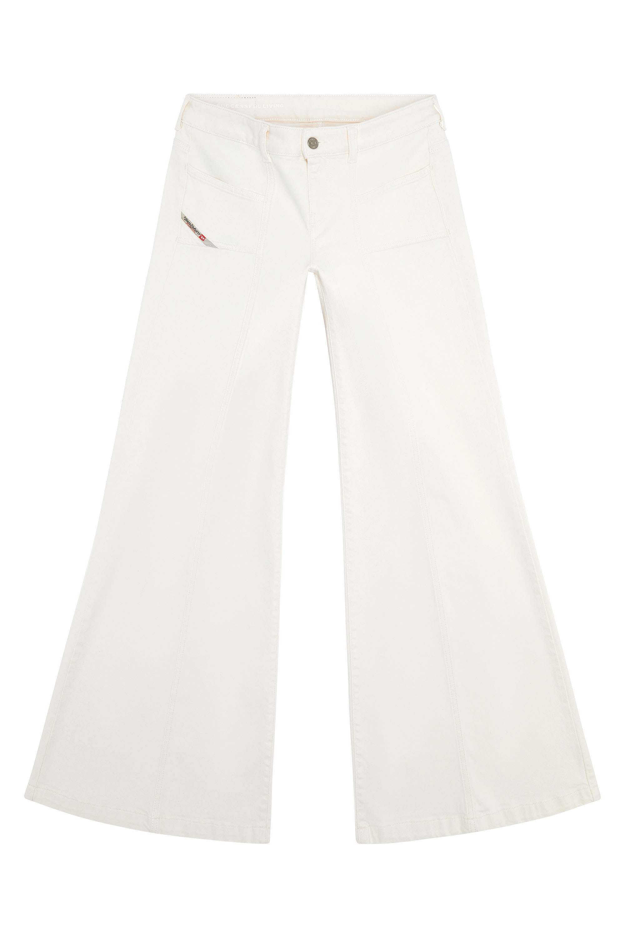Diesel - Bootcut and Flare Jeans D-Akii 09J68, Blanco - Image 3