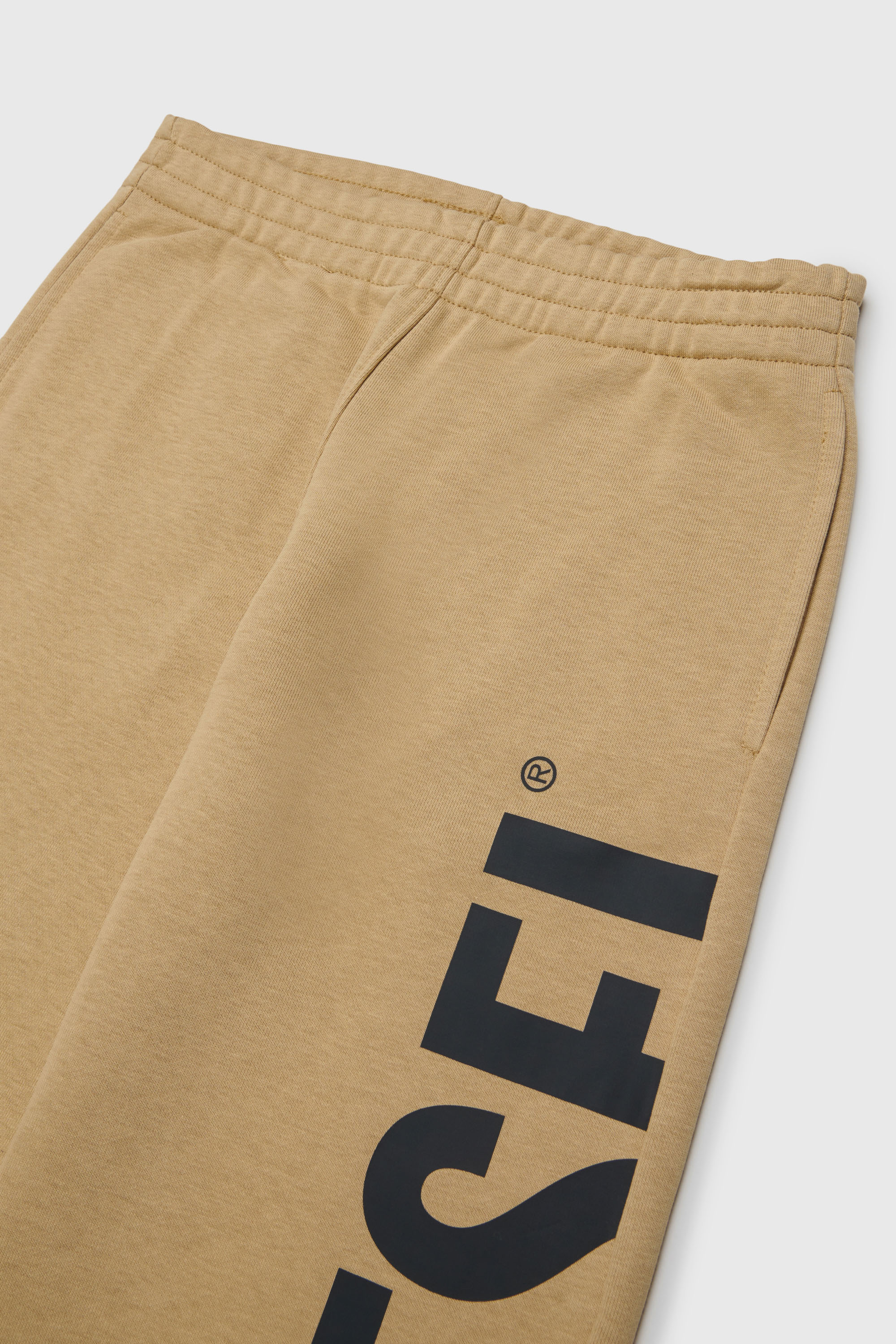 Diesel - PRES, Pantal&oacute;n de ch&aacute;ndal con logo cortado Hombre in Marr&oacute;n - 3