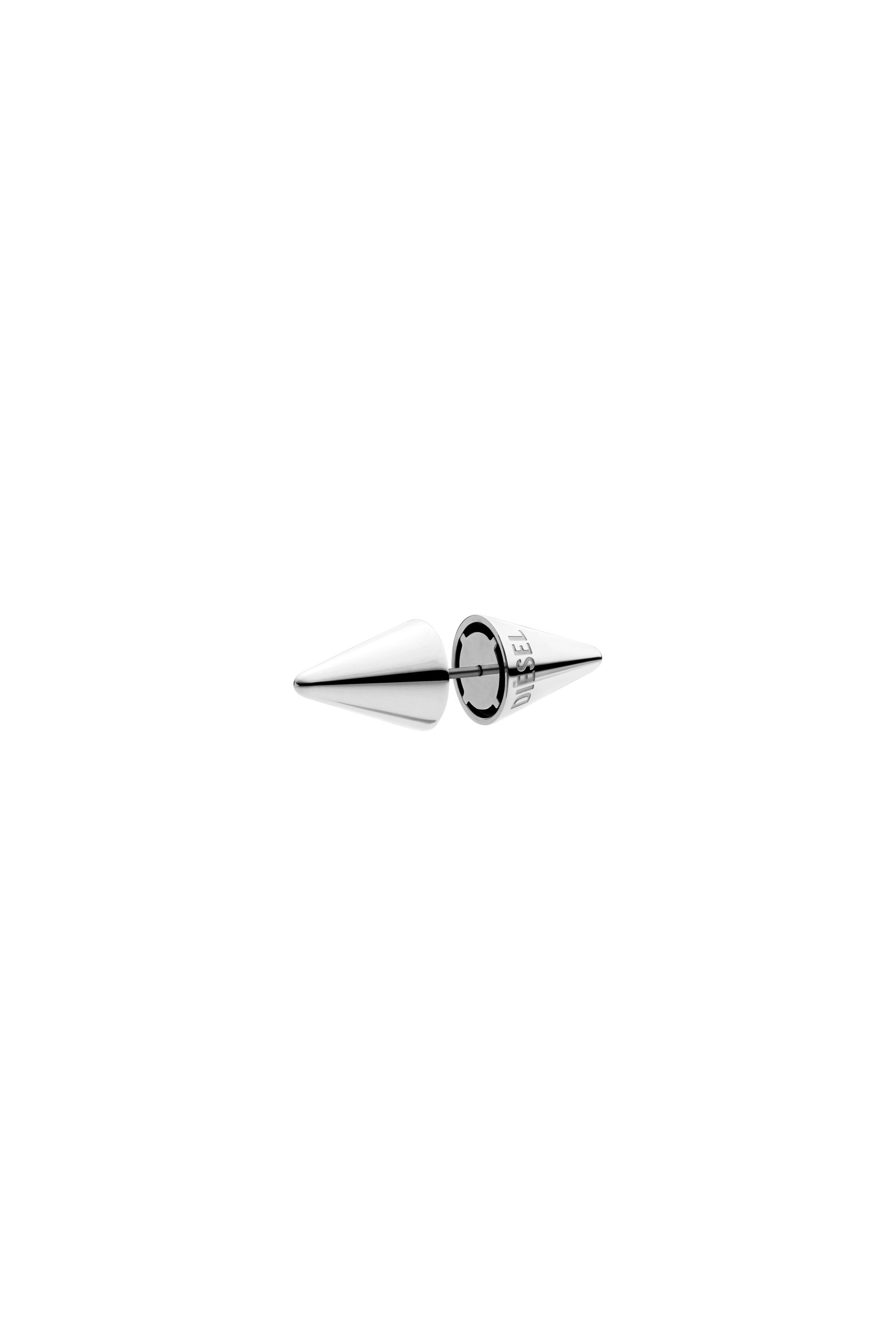 Diesel - DX1640040 JEWELLERY, Pendiente de espiga de acero inoxidable Unisex in Plateado - 1
