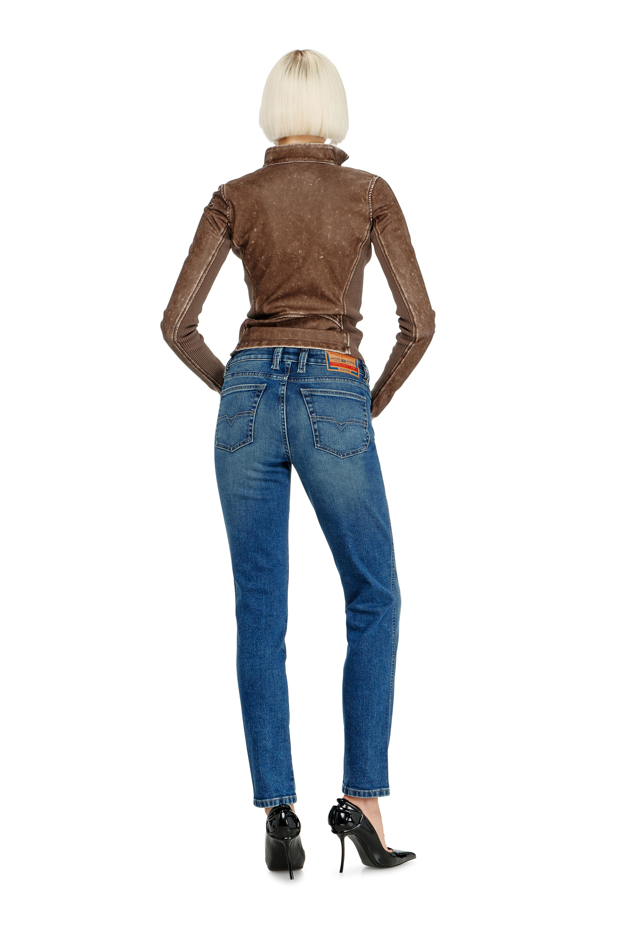 Diesel - Slim Jeans 1992 D-Jiann 0DBEE Mujer, Azul medio - 3