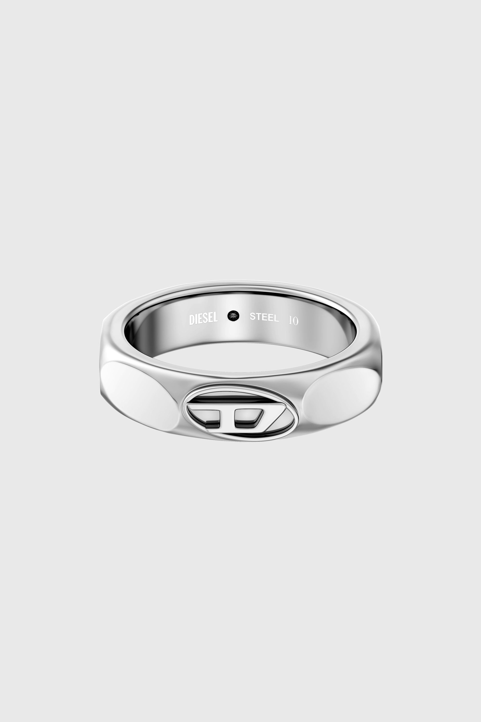 Diesel - DX1693040 JEWELLERY, Anillo de acero inoxidable Unisex in Plateado - 4