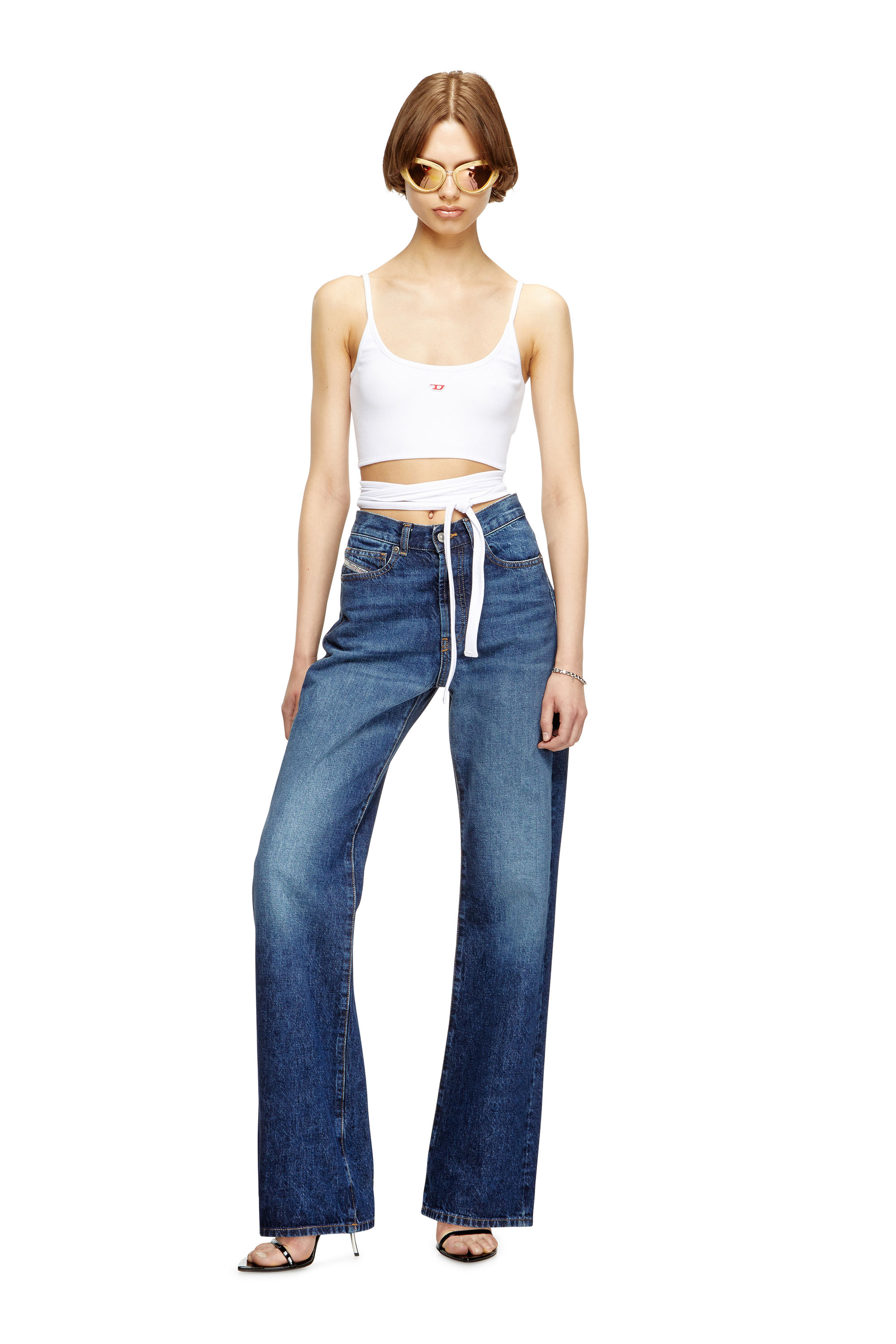 Regular Jeans 1971 D-Sent 09I27, Azul Diesel - Regular Jeans 1971 D-Sent 09I27 Mujer, Azul - 1