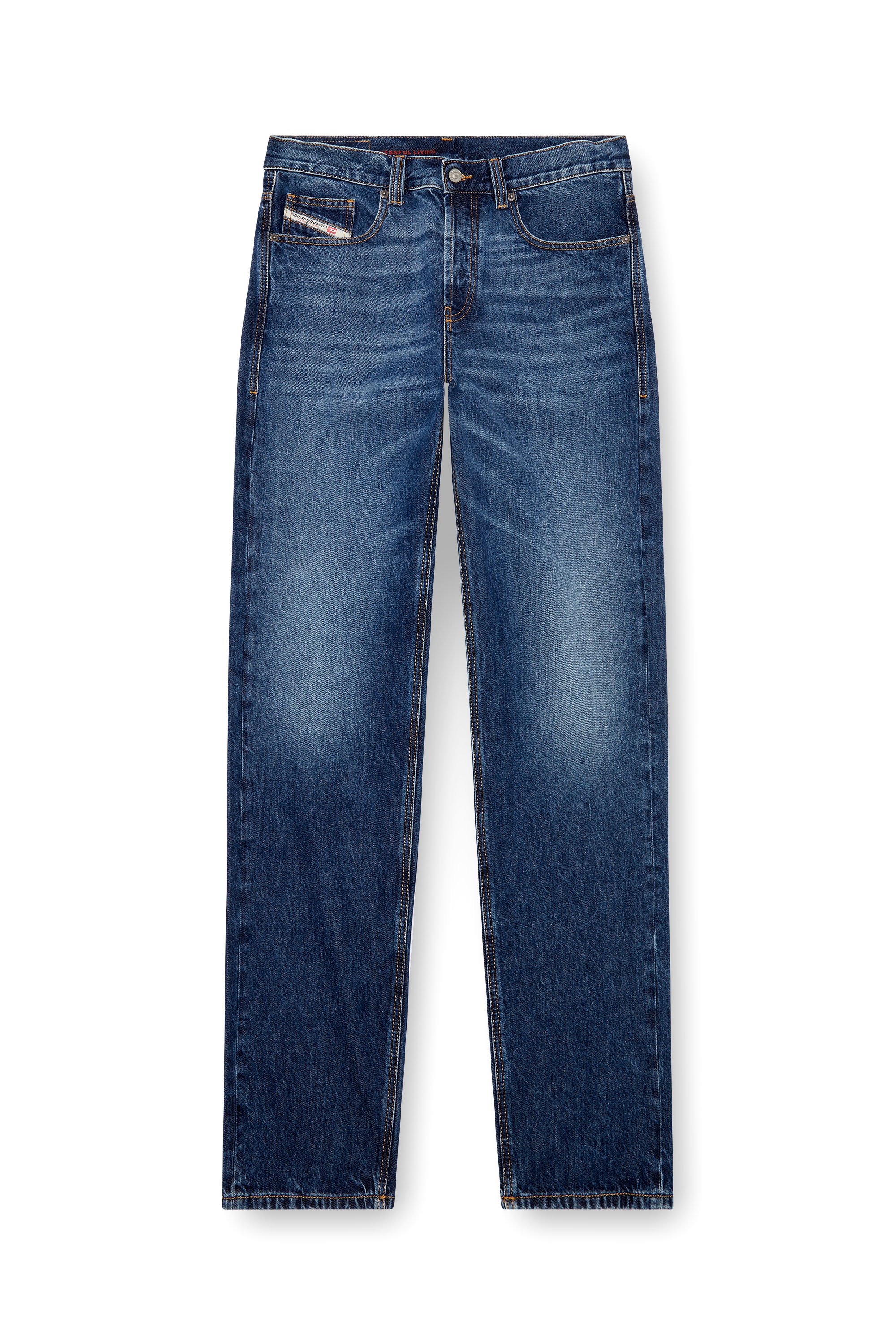 Diesel - Straight Jeans 2010 D-Macs 09I27, Hombre Straight Jeans - 2010 D-Macs in Azul marino - Image 3