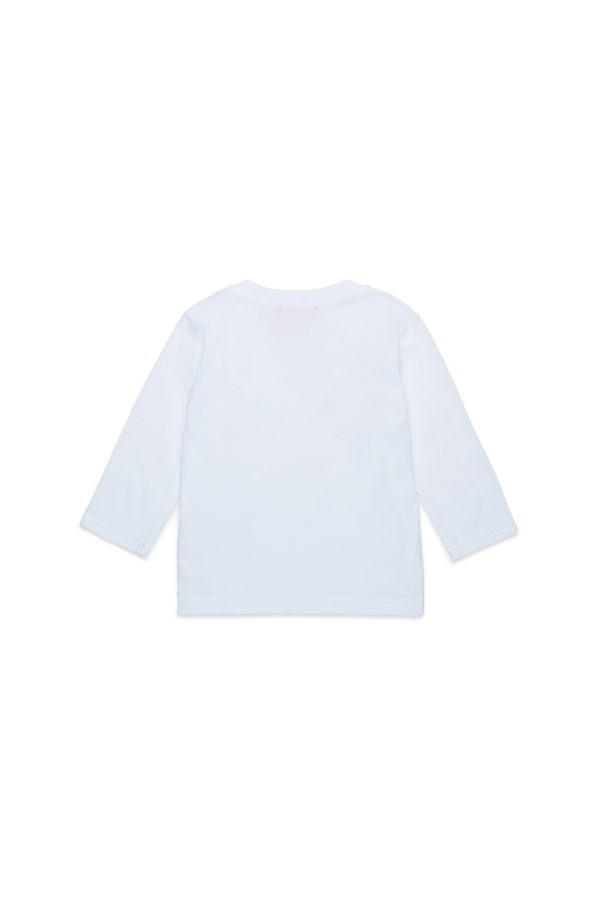 Diesel - TCERBLSB, Camiseta de manga larga con Oval D Unisex in Blanco - 2