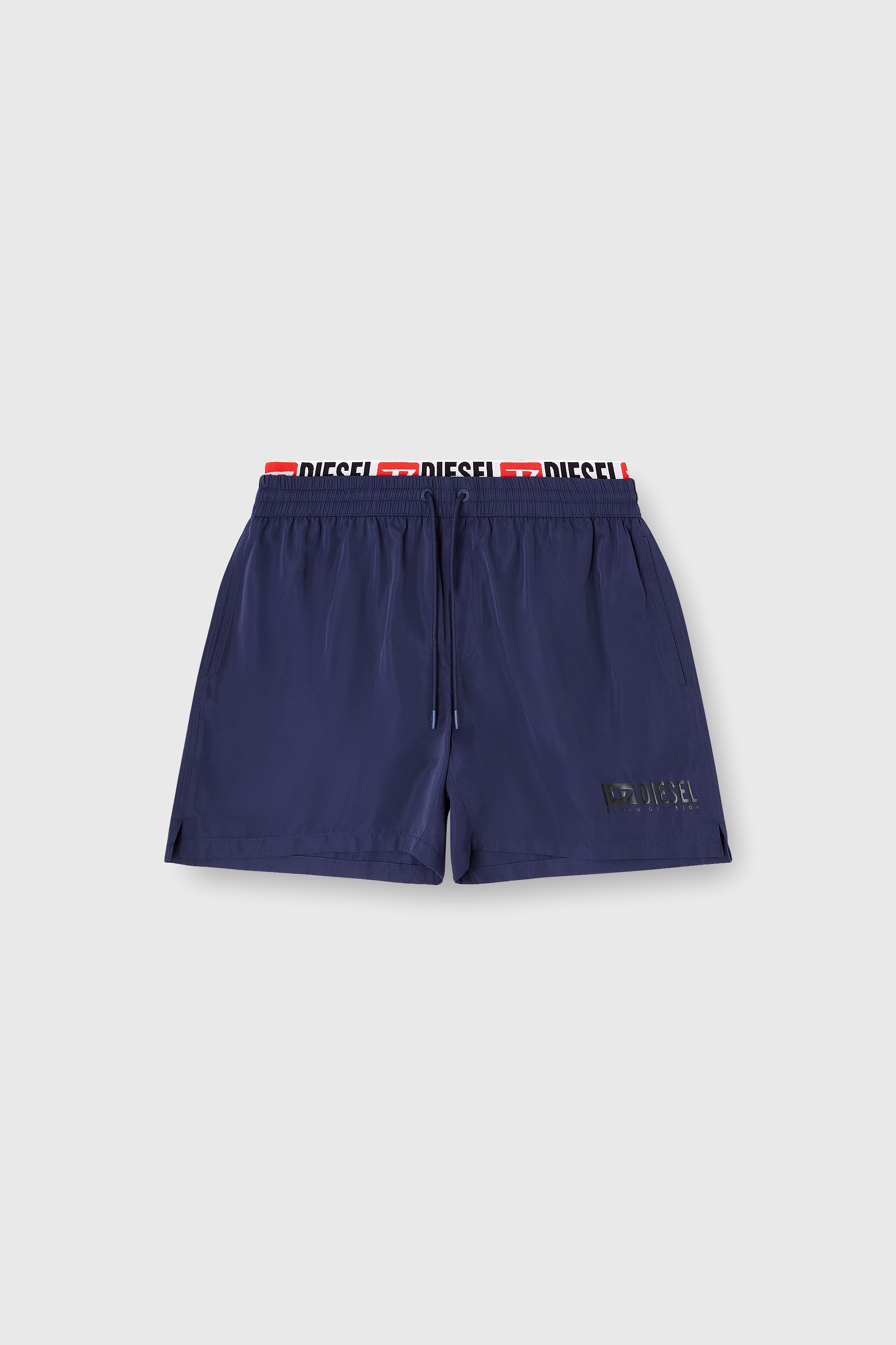 Diesel - VISPER-41-D-CORE, Ba&ntilde;ador corto con estampado del logotipo Hombre in Azul marino - 2