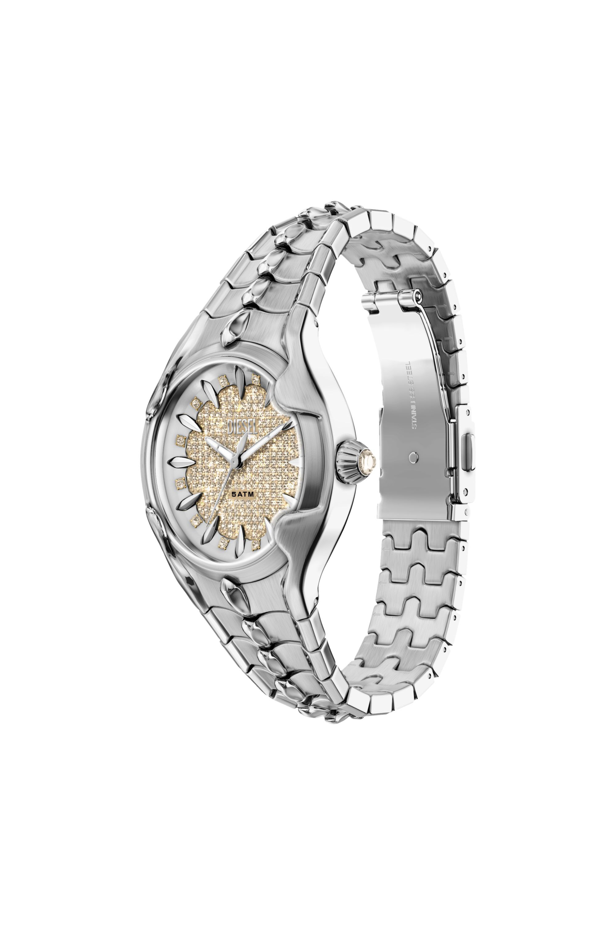 Diesel - DZ5631 WATCH, Reloj Vert de acero inoxidable Hombre in Plateado - 7