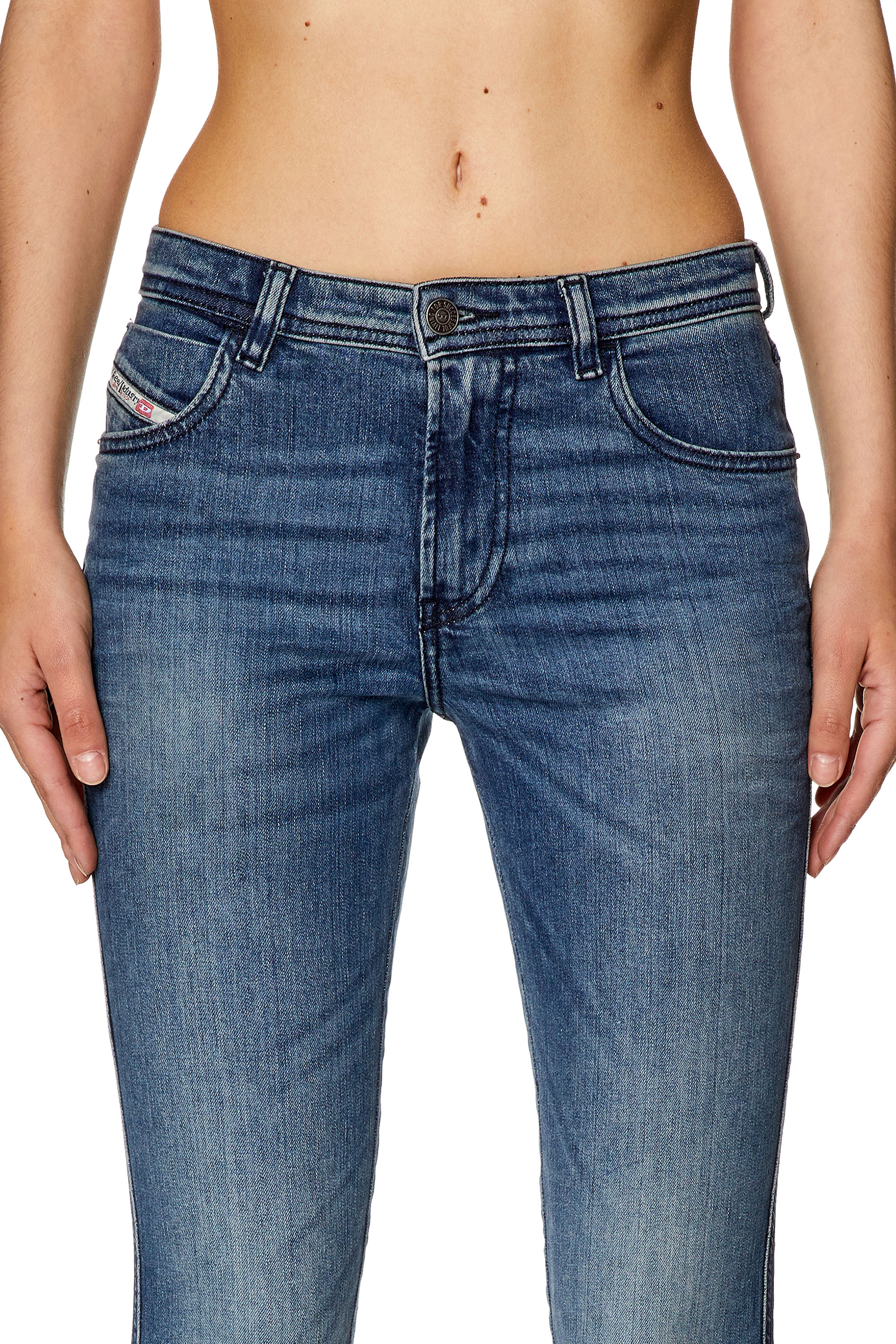 Diesel - Skinny Jeans 2015 Babhila 0LICM, Azul medio - Image 3