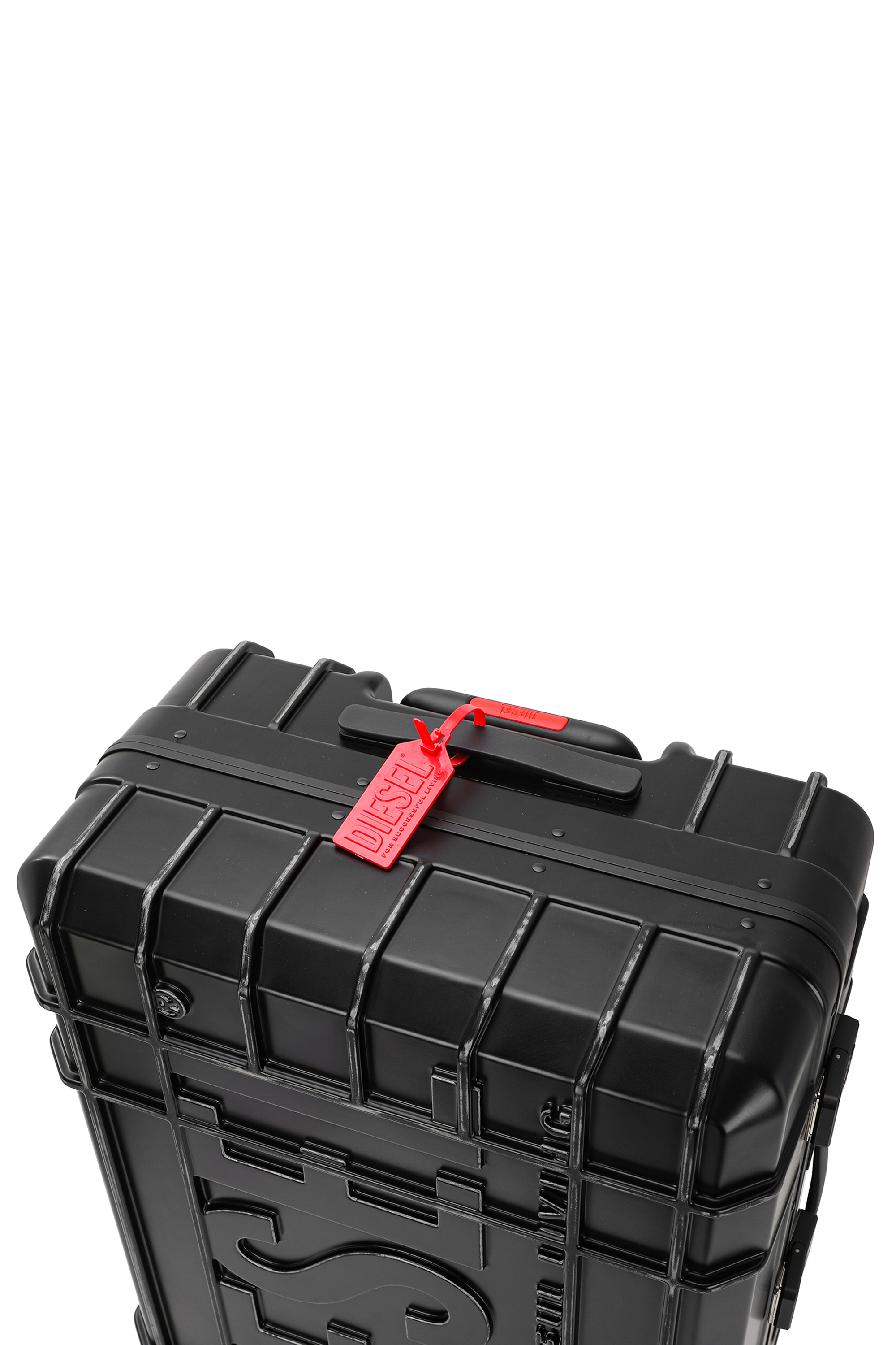 Diesel - DIESEL PC STRONG IMAGE TROLLEY- DSL003, Maleta de mano resistente 28" Unisex in Negro - 7