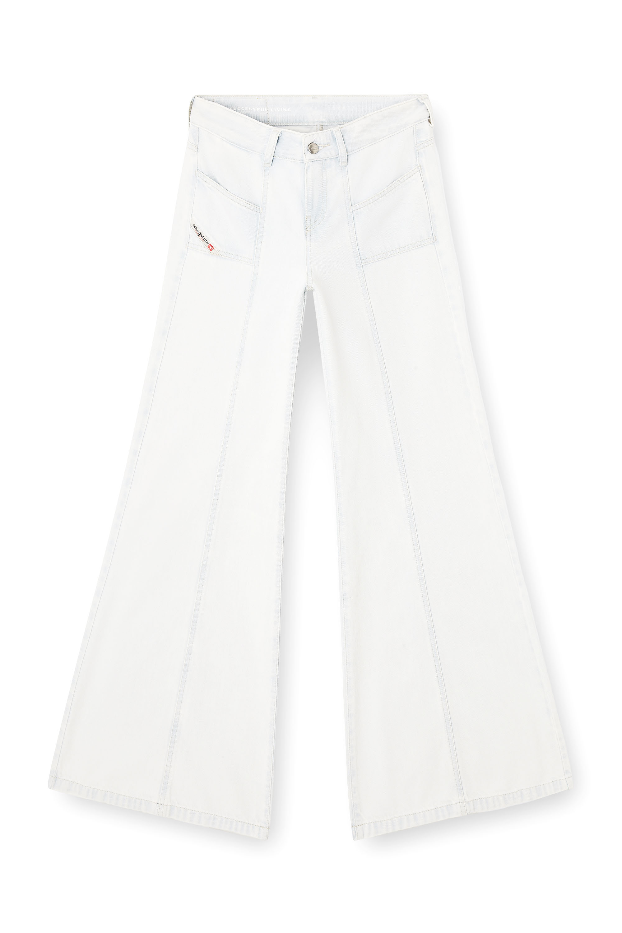 Diesel - Flare Jeans D-Akii 09M08 Mujer, Blanco - 3