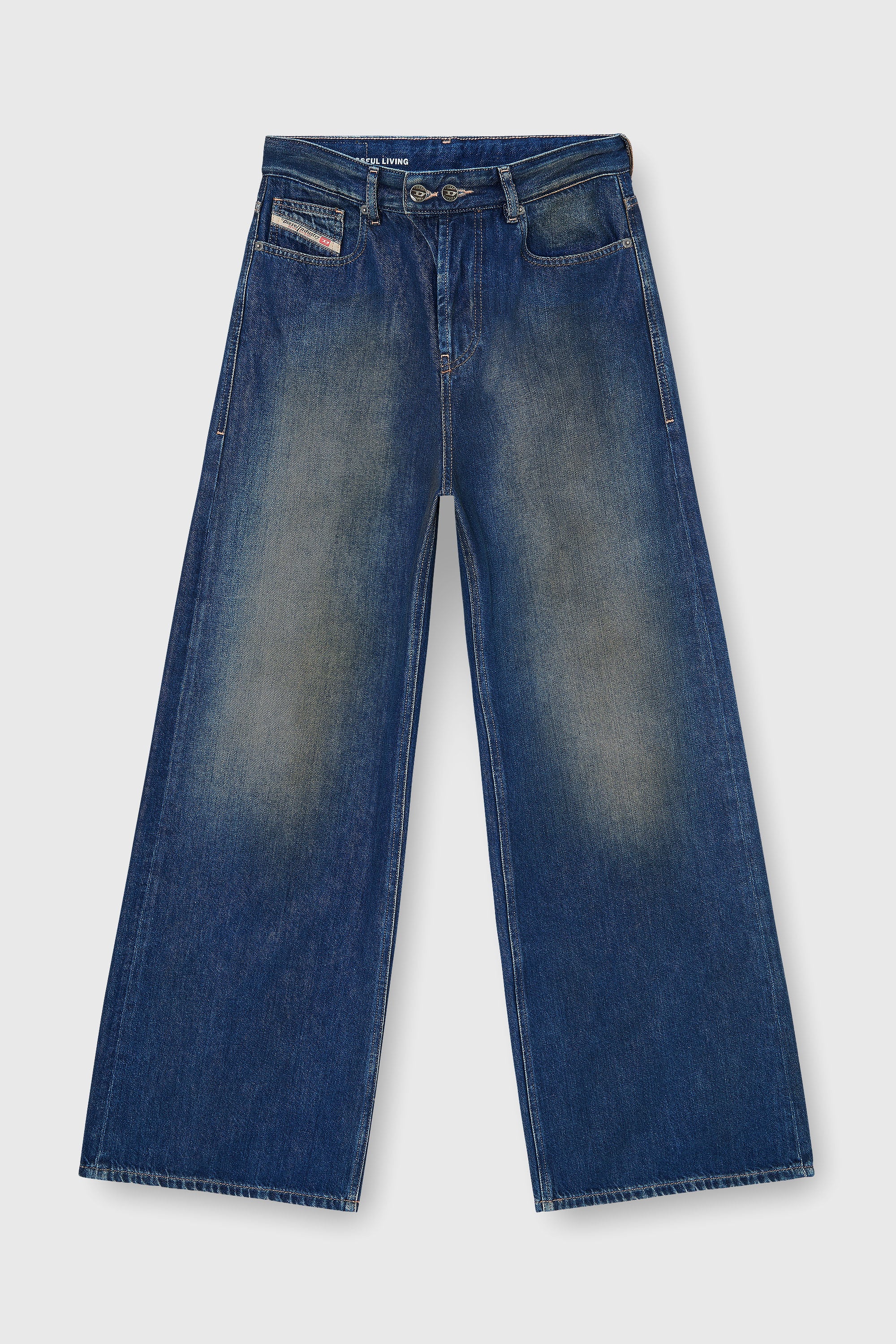 Diesel - Relaxed Jeans 1996 D-Sire 09P47 Mujer, Azul Oscuro - 2