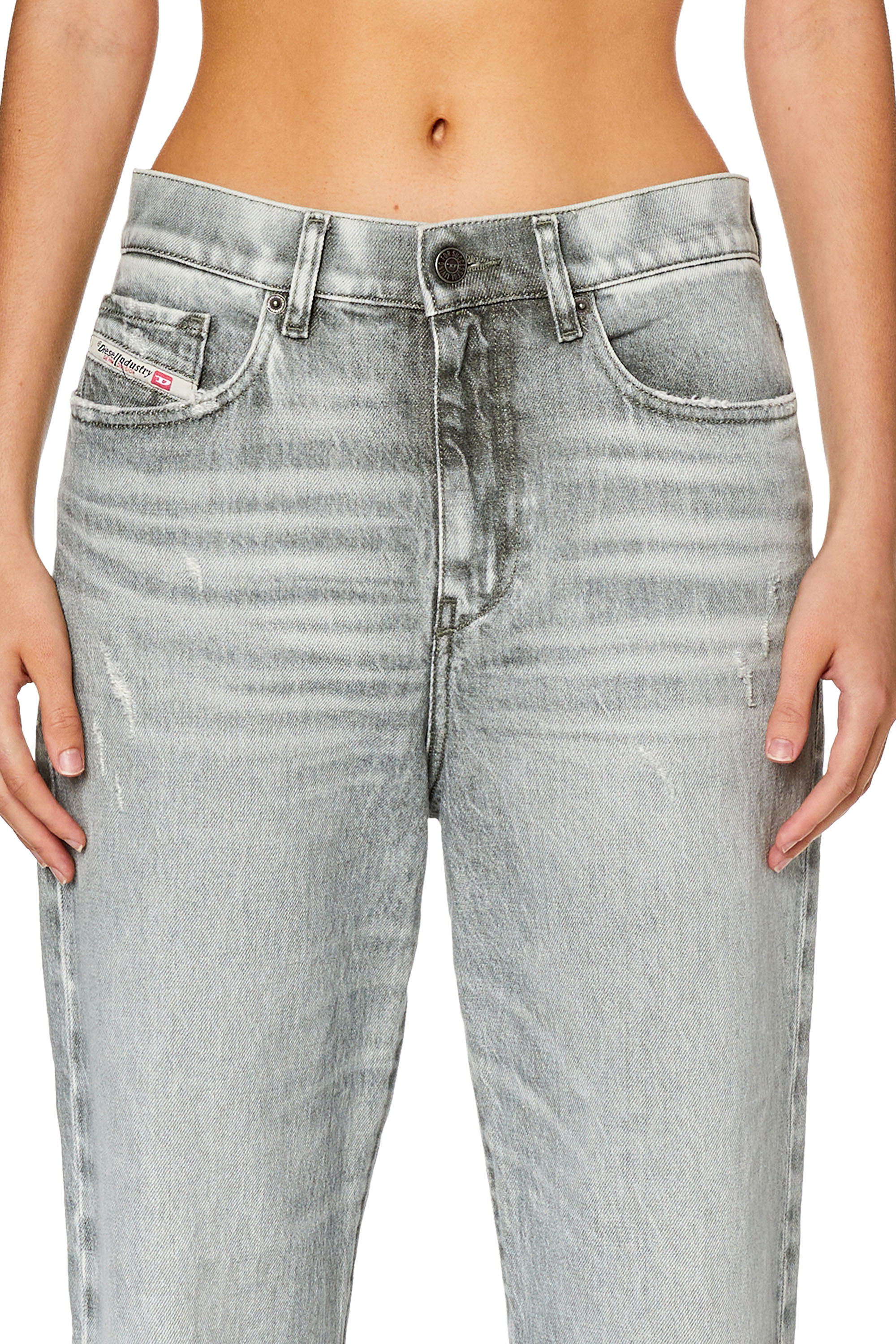 Diesel - Boyfriend Jeans 2016 D-Air 09G52, Gris - Image 3