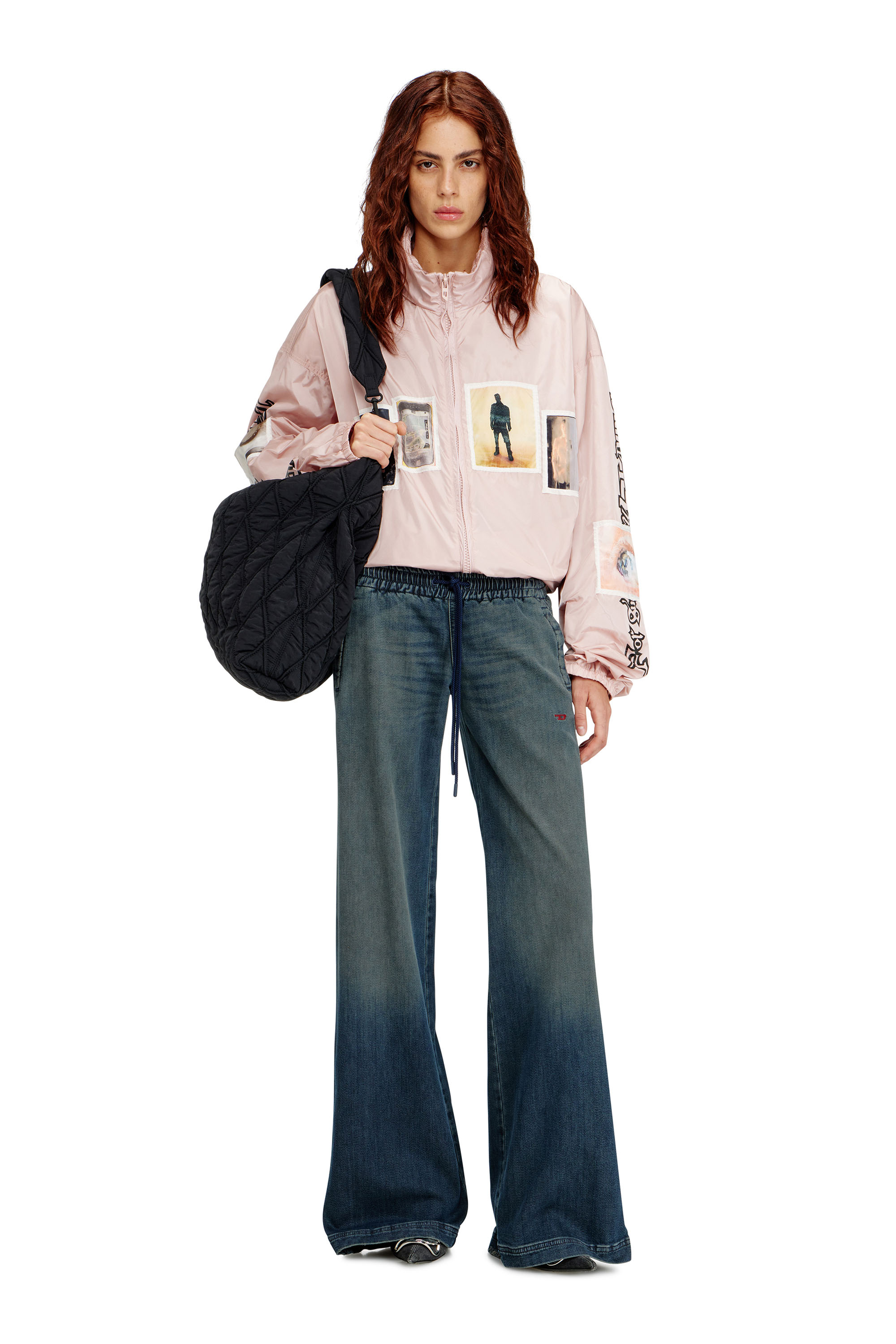 Diesel - Relaxed 2078 D-Ainty Joggjeans&reg; 09N62 Mujer, Azul Oscuro - 2