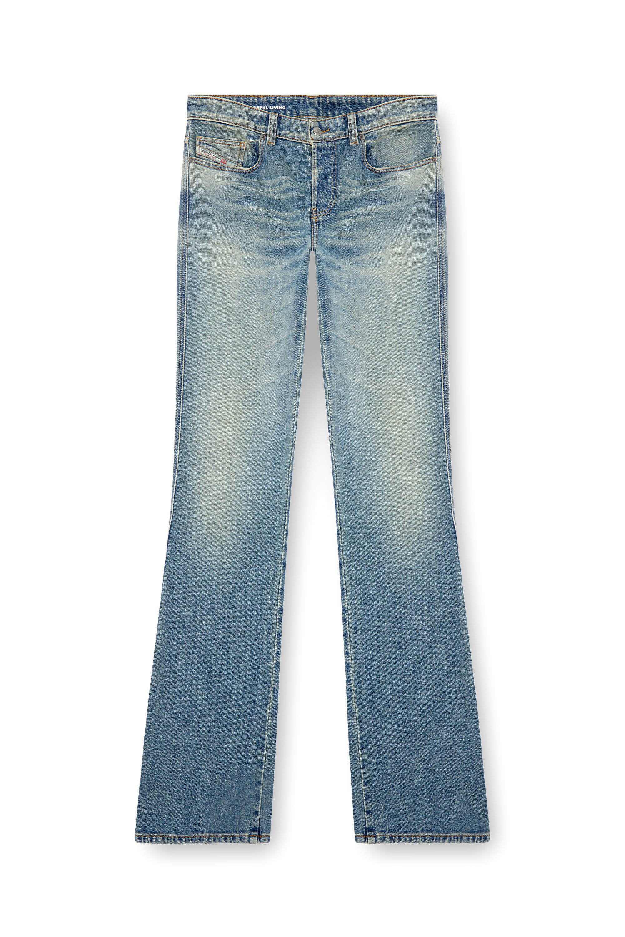 Diesel - Man Bootcut Jeans 1998 D-Buck 09J55, Light Blue - Image 5