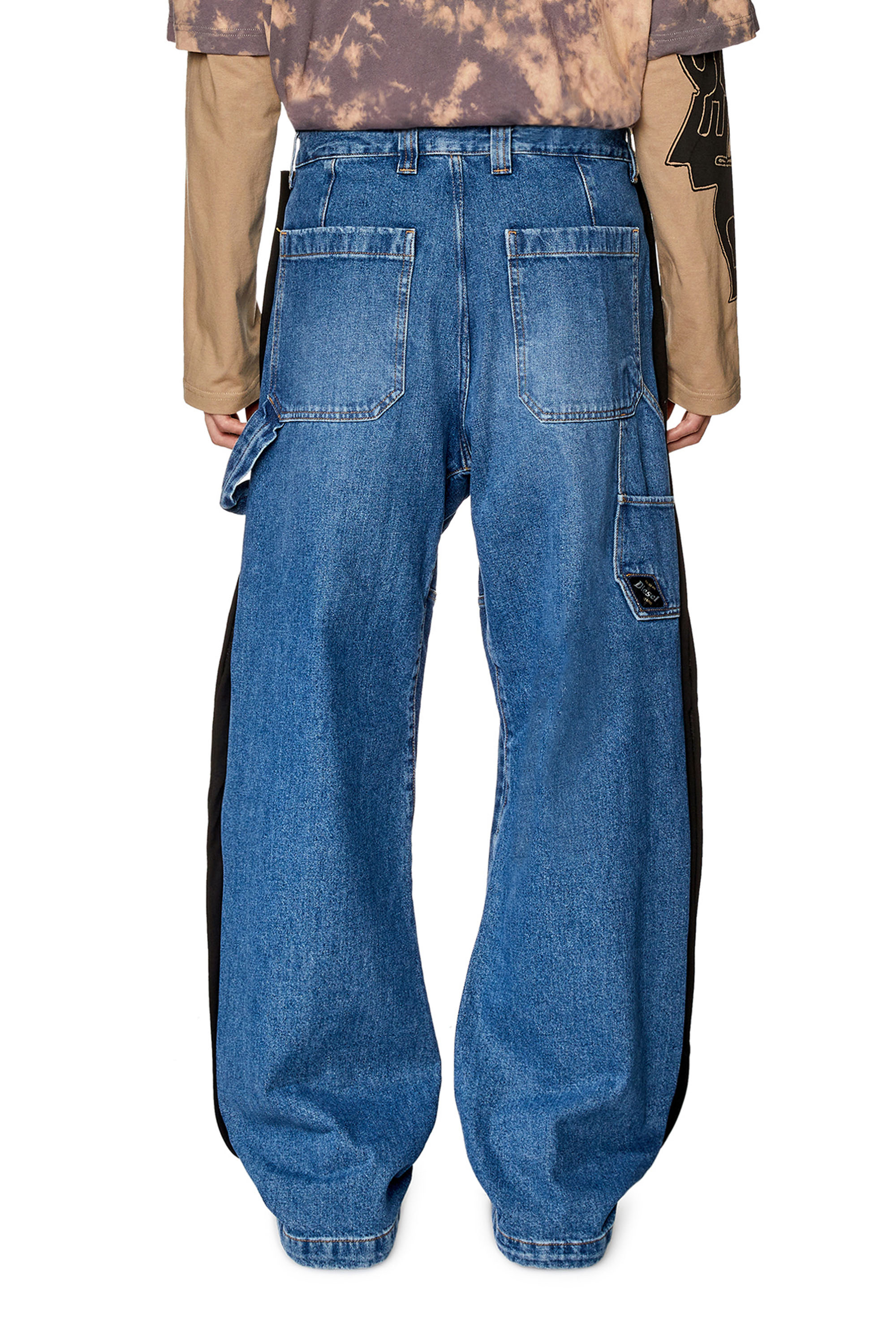 Diesel - Straight Jeans D-Livery 0HJAV, Azul medio - Image 3