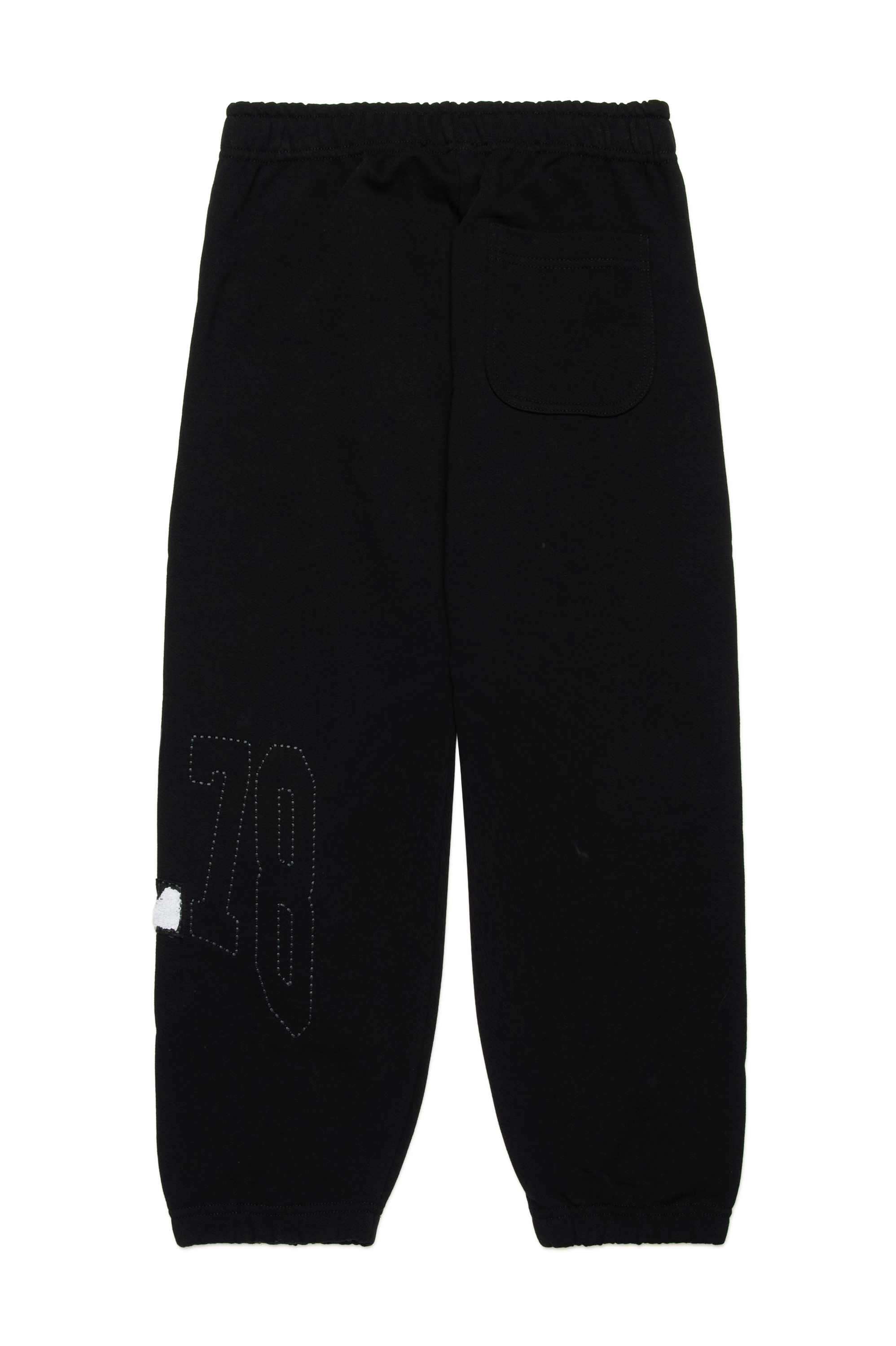 Diesel - PMARCHI, Pantalones deportivos con logotipo de estilo universitario Hombre in Negro - 2