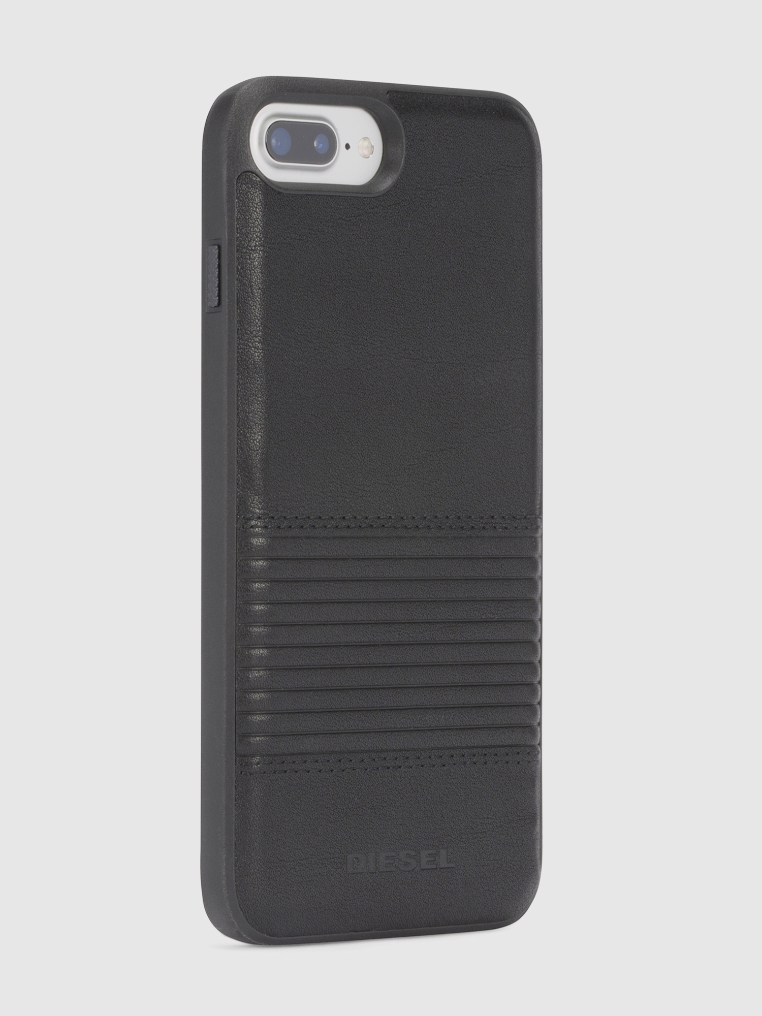 BLACK LINED LEATHER IPHONE 8/7/6s/6 CASE, 