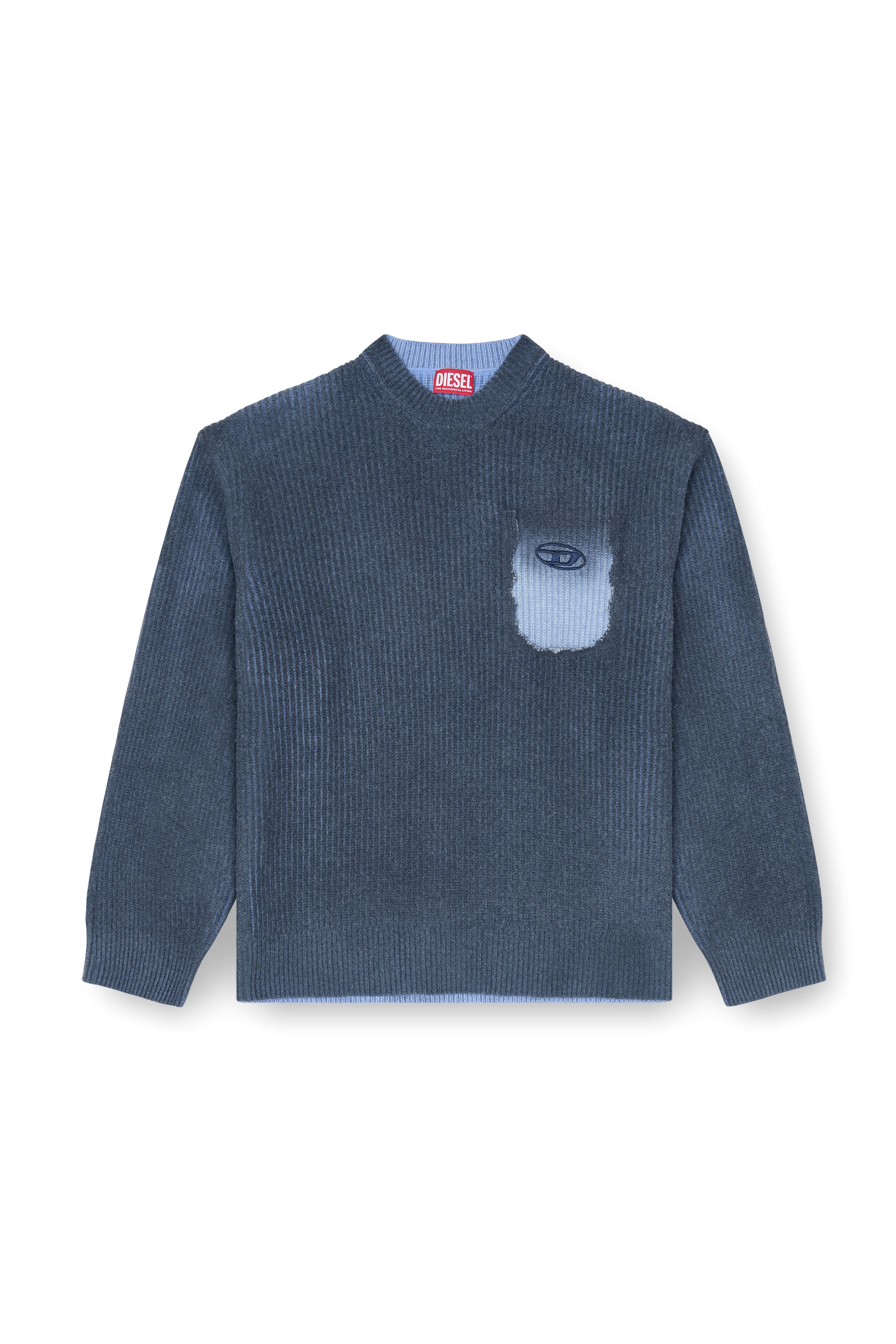 Diesel - K-PICKLER, Jersey de mezcla de lana con falso bolsillo Hombre in ToBeDefined - 2