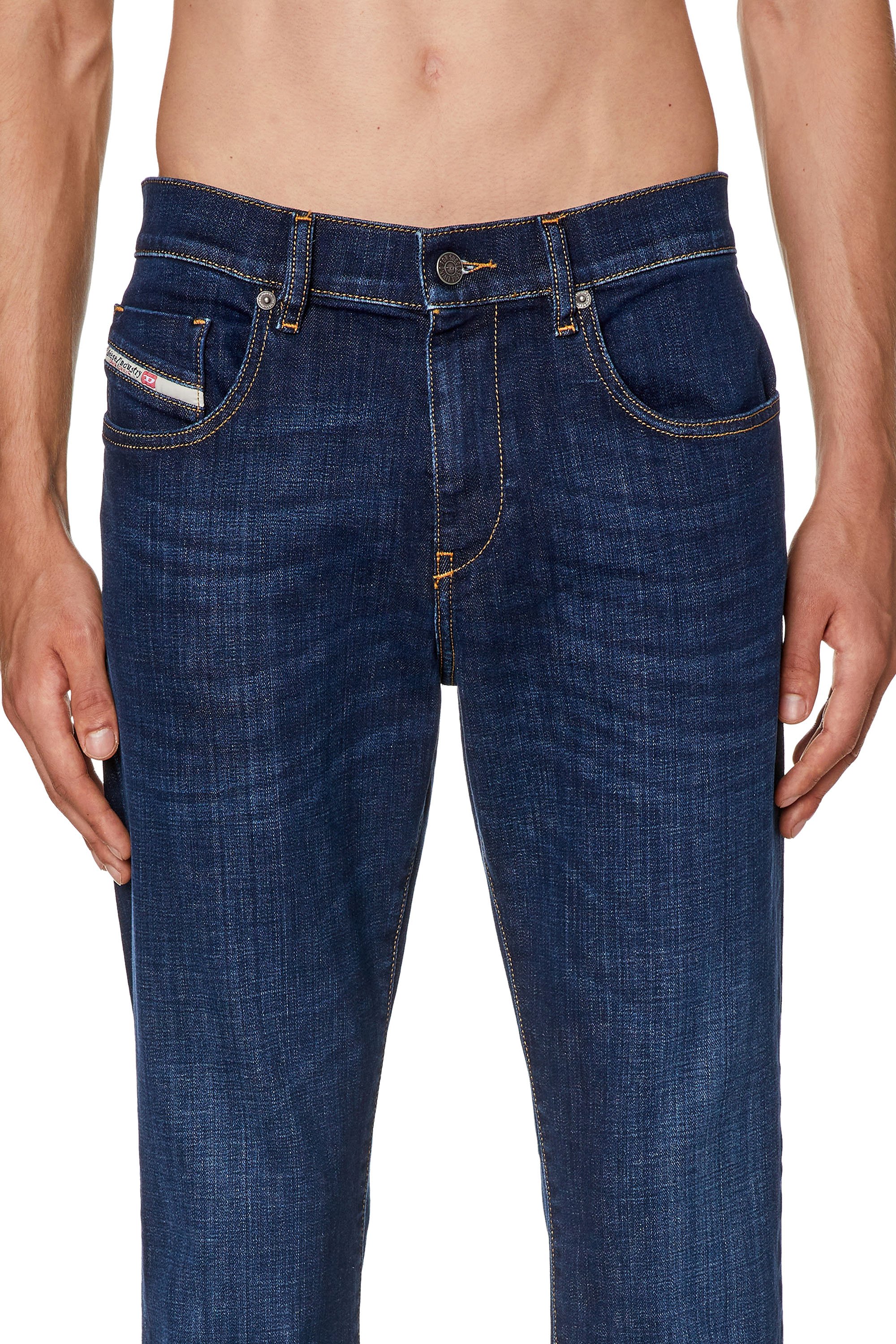 Diesel - Slim Jeans 2019 D-Strukt 09F89, Azul Oscuro - Image 4