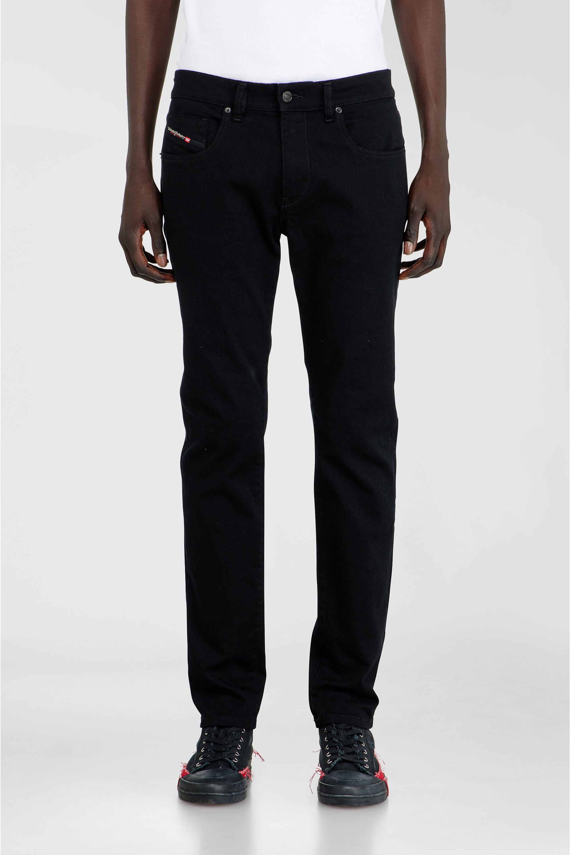 Diesel - Slim Jeans 2019 D-Strukt 069YP Hombre, Negro/Gris oscuro - 1