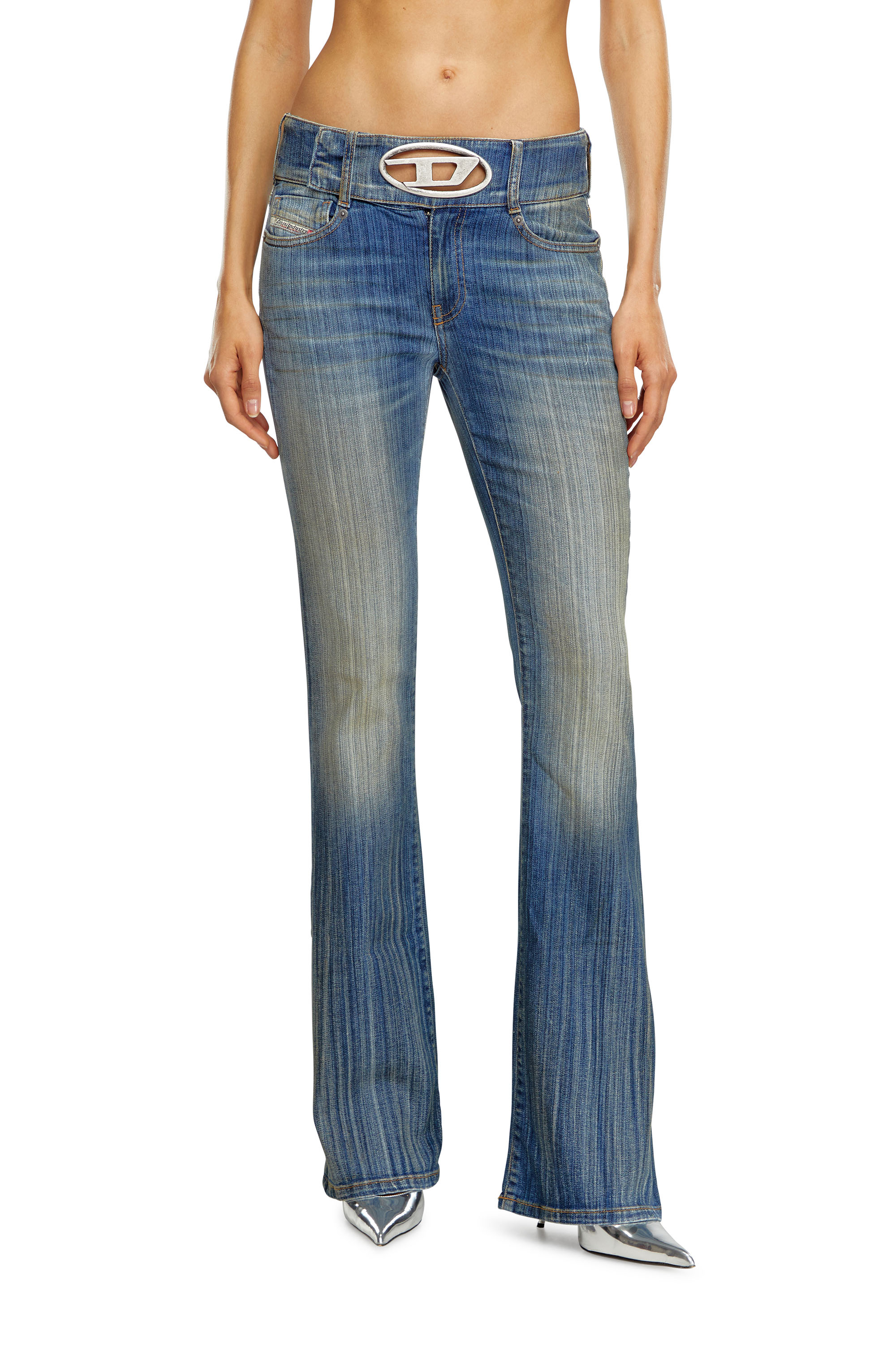 Diesel - Bootcut and Flare Jeans D-Propol 0CBCX, Mujer Bootcut y Flare Jeans - D-Propol in Azul marino - Image 1