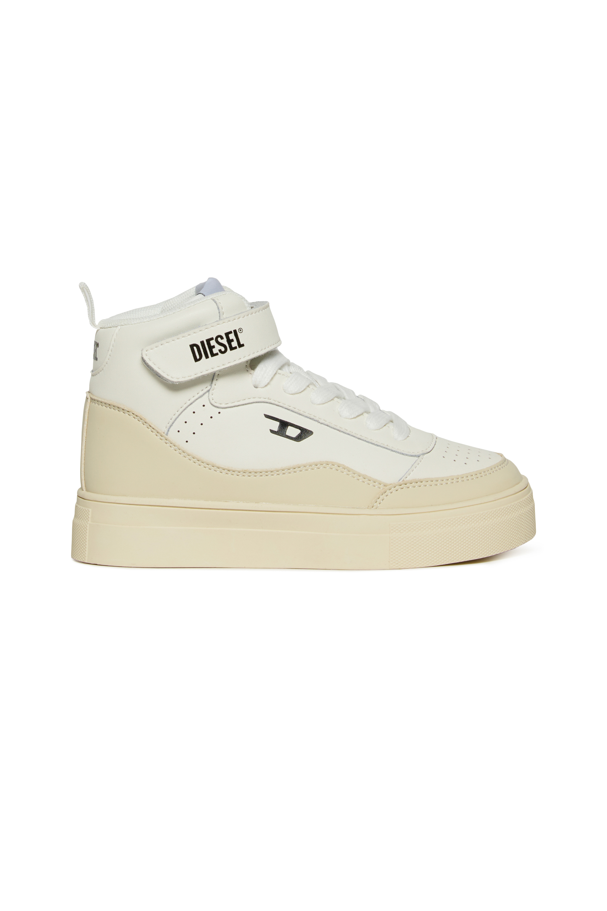 Diesel - S-TRACKER D, S-Tracker D - Zapatillas  de cuero con cordones y correas Unisex in Blanco - 1