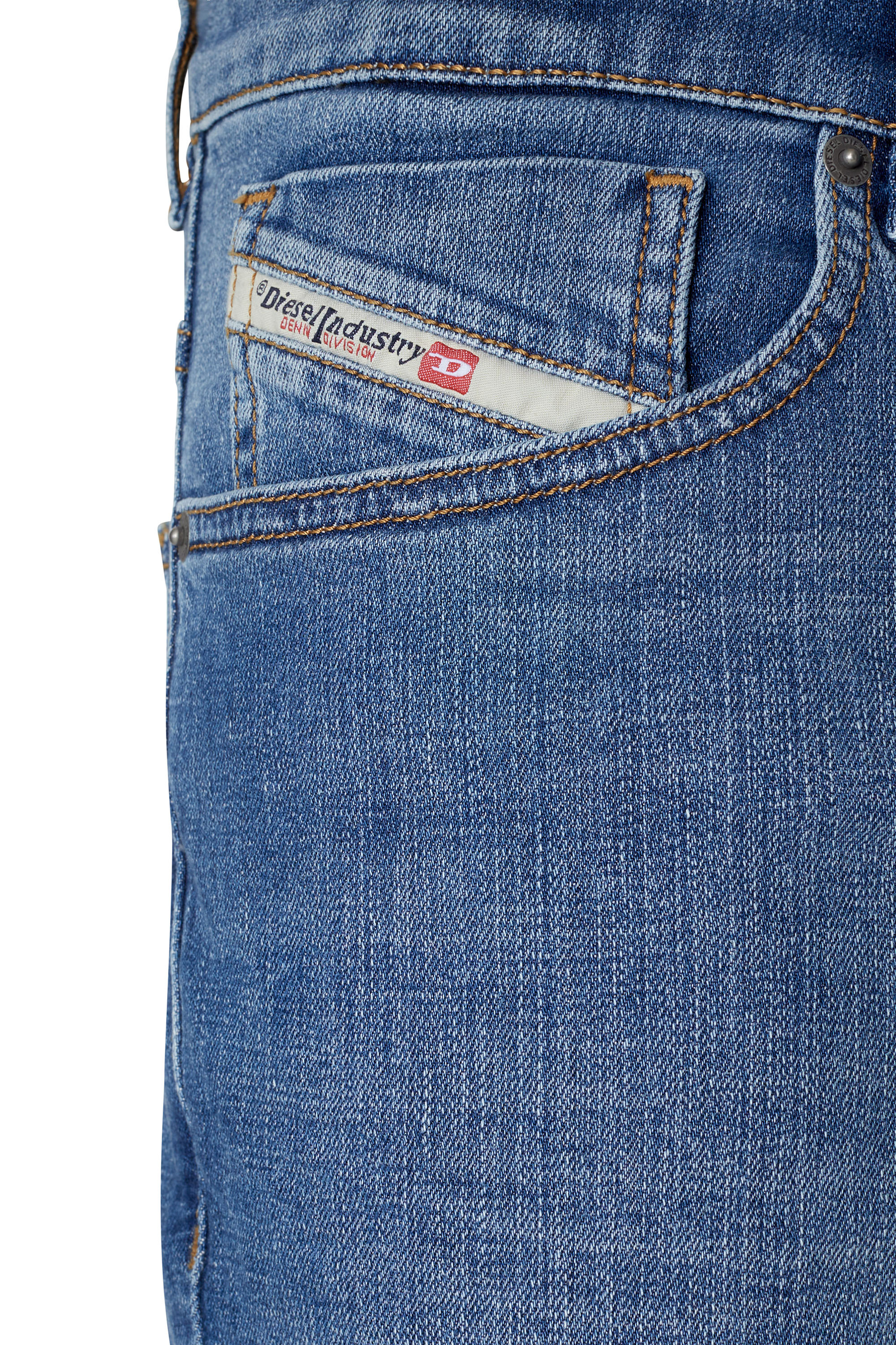 Diesel - 2005 D-FINING 09D47 Tapered Jeans, Azul medio - Image 3