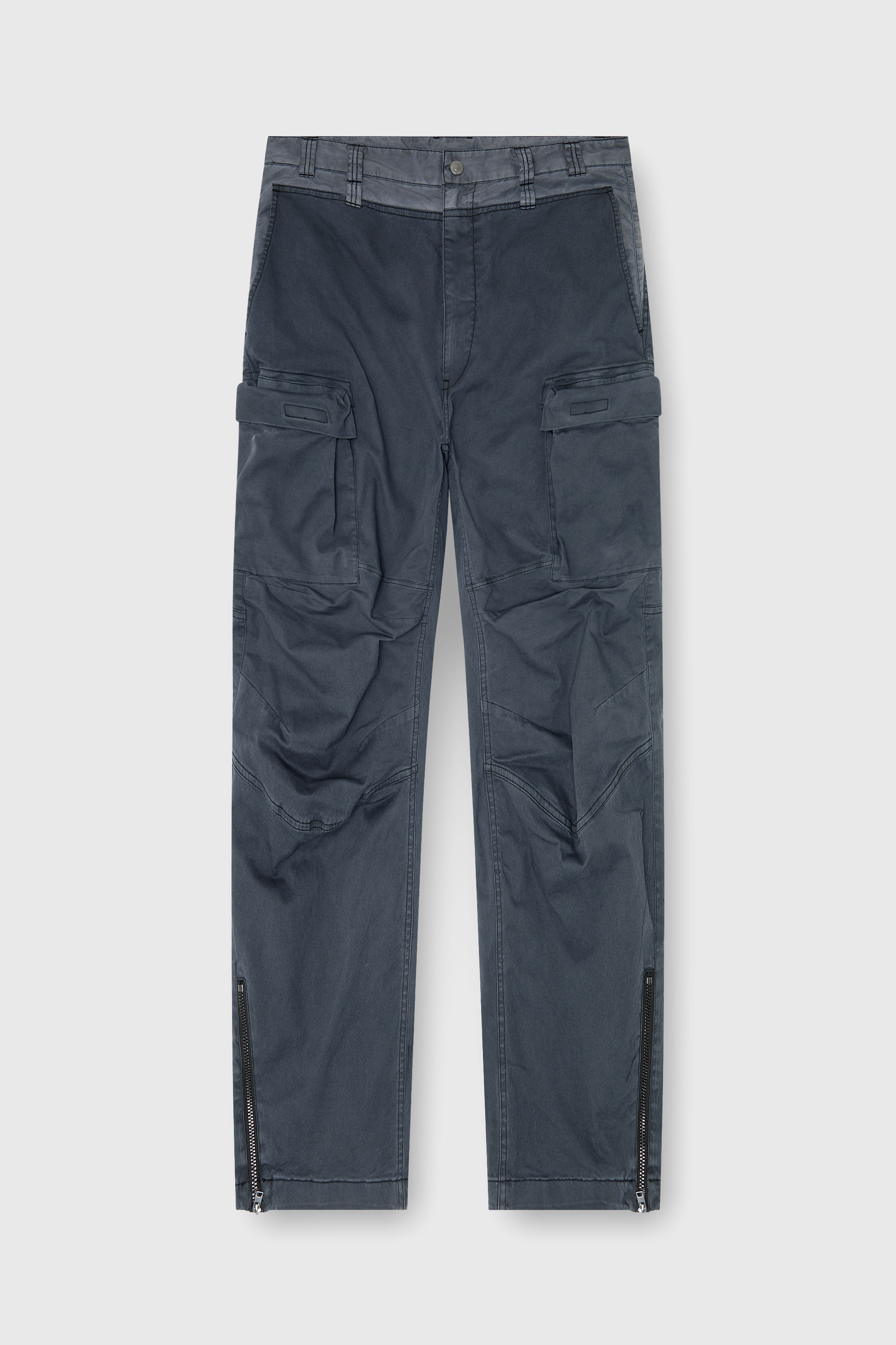 Diesel - P-DELLS, Pantalones cargo de algod&oacute;n y nailon Hombre in Azul marino - 2