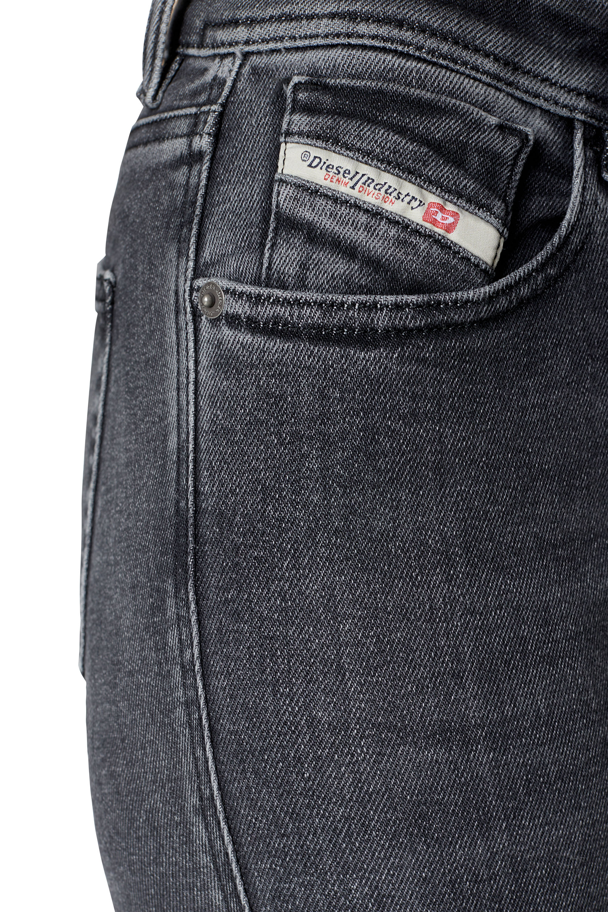 Diesel - Super skinny Jeans 2017 Slandy 09D61, Negro/Gris oscuro - Image 4