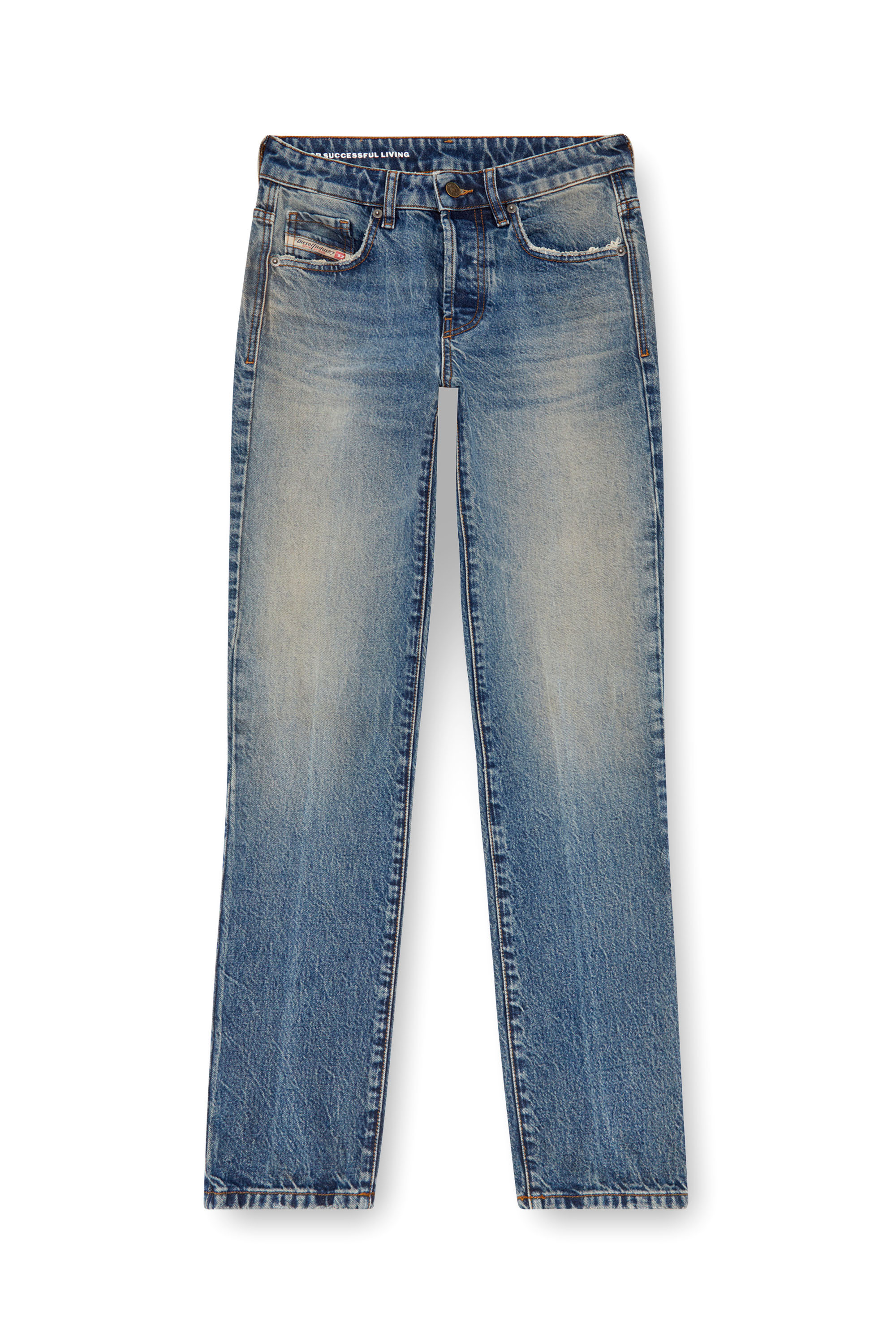 Diesel - Regular Jeans 1989 D-Mine 0GRDH Mujer, Azul medio - 2