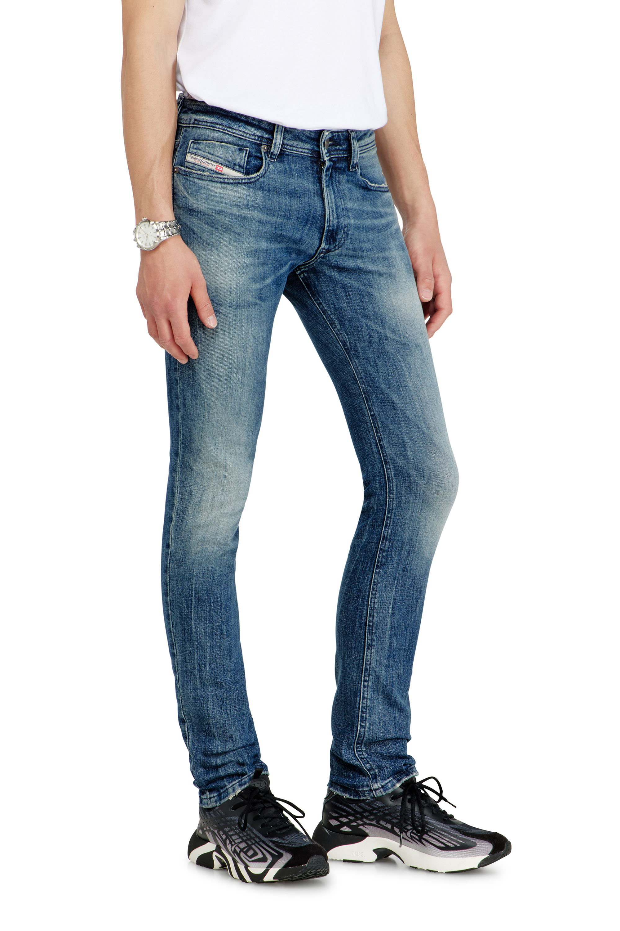 Diesel - Skinny Jeans 1979 Sleenker 0KBBE Hombre, Azul medio - 7