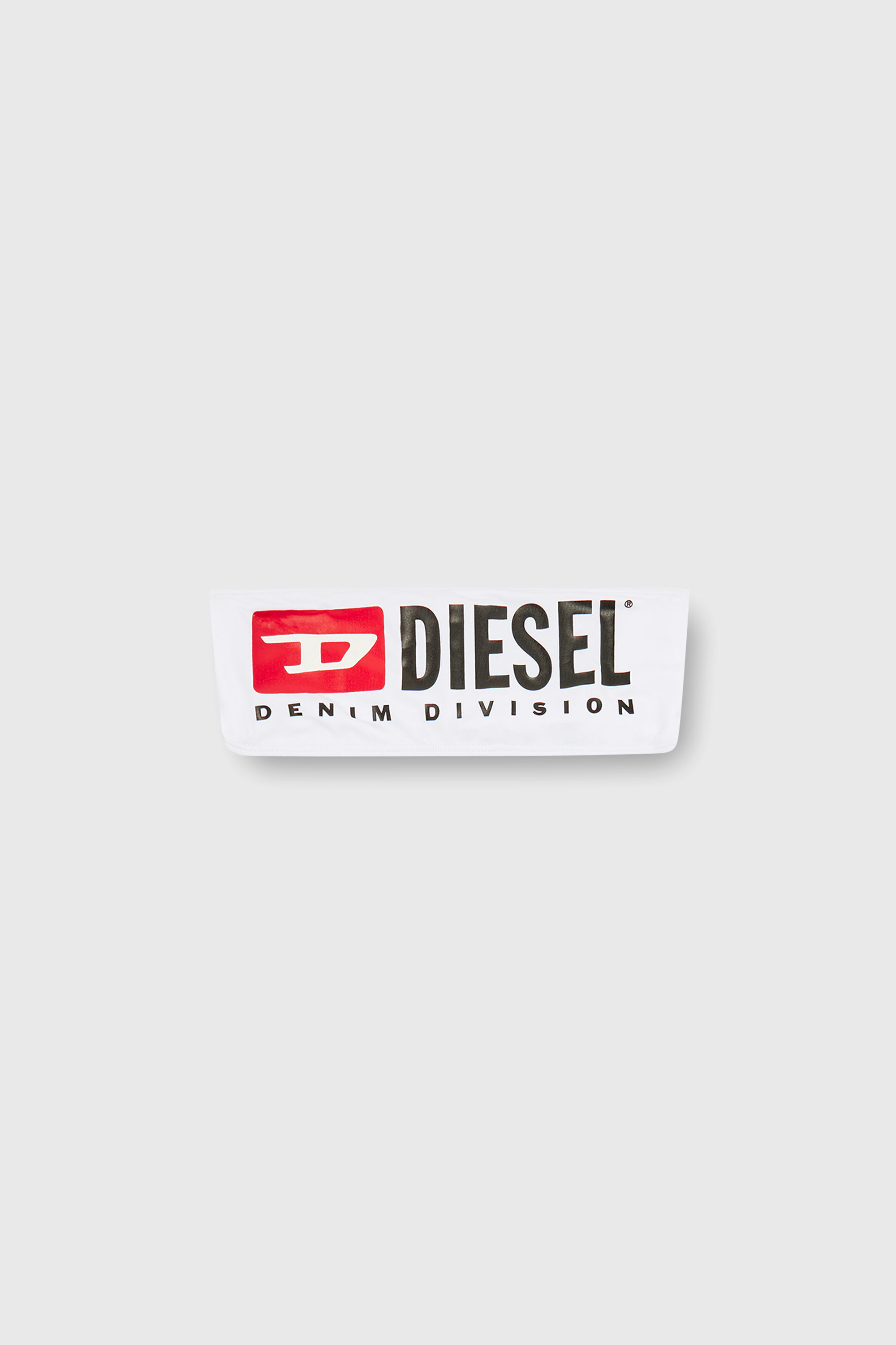 Diesel - BFB-BRYNA, Sujetador de bikini bandeau con logotipo grande Mujer in Blanco - 2