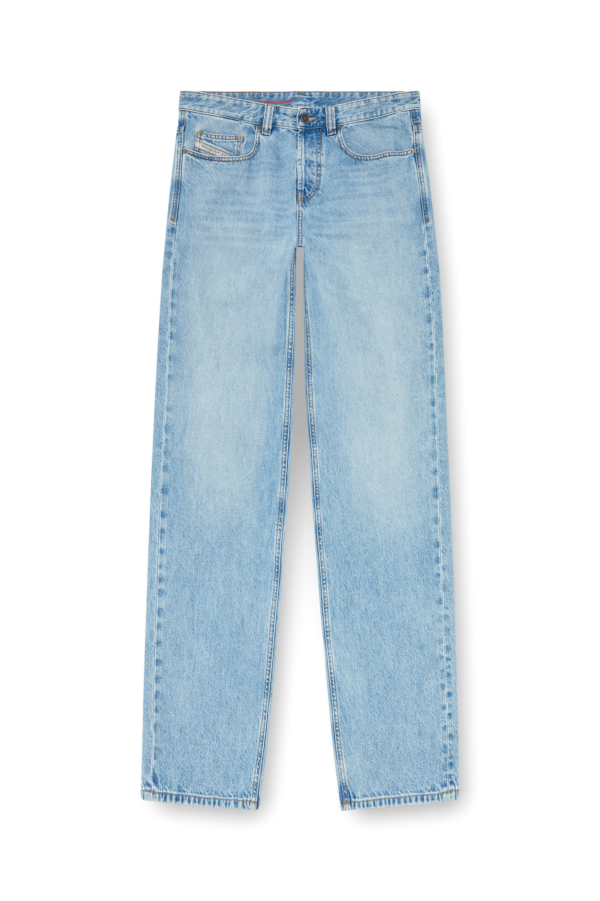 Diesel - Relaxed Jeans 2001 D-Macro 09I29 Hombre, Azul Claro - 3
