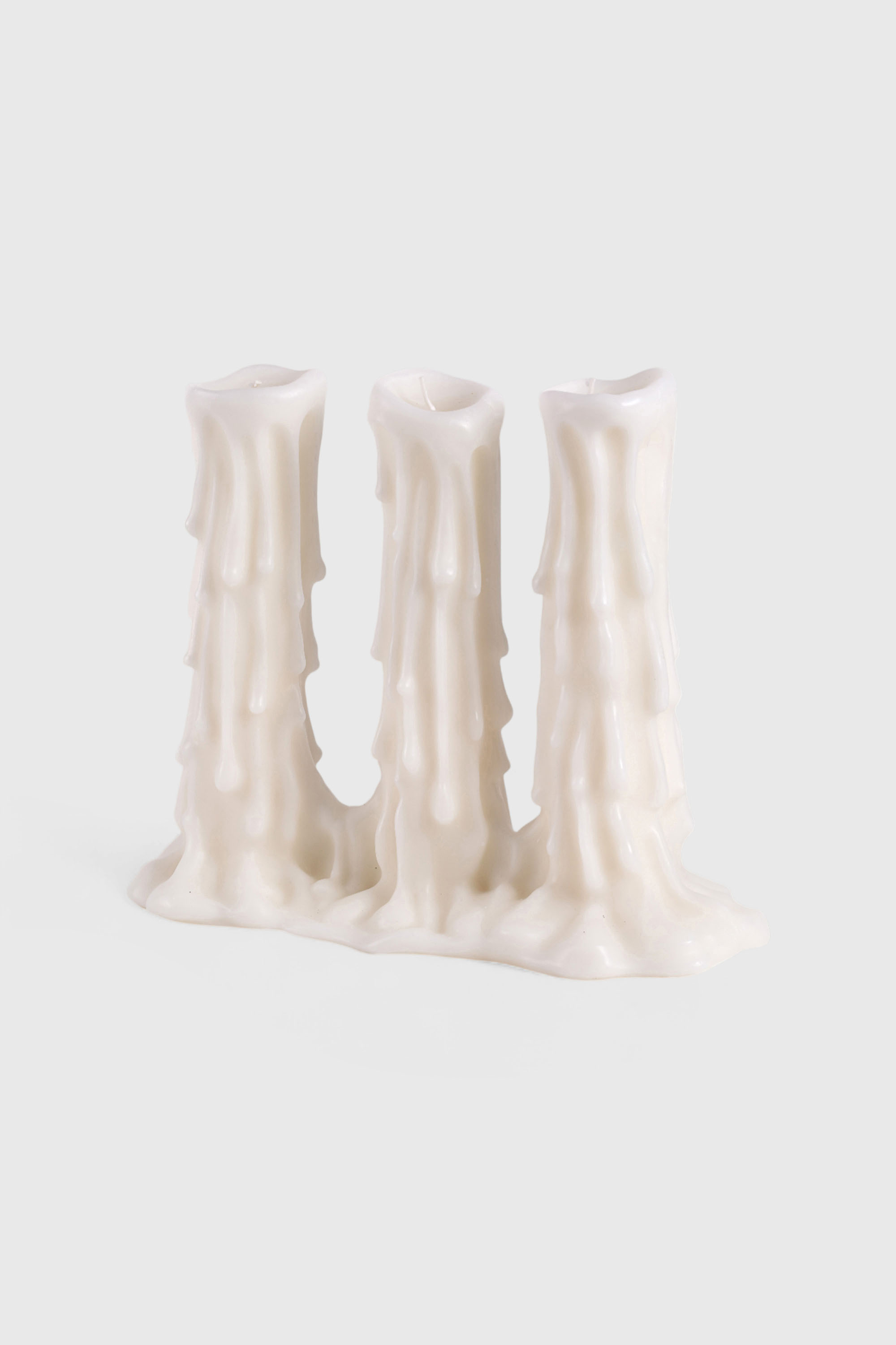 Diesel - 11166 CANDLE&nbsp;"MELT-D&rdquo; CM 15,8X35X29,5 TR, Vela de tres cuerpos Unisex in Blanco - 2