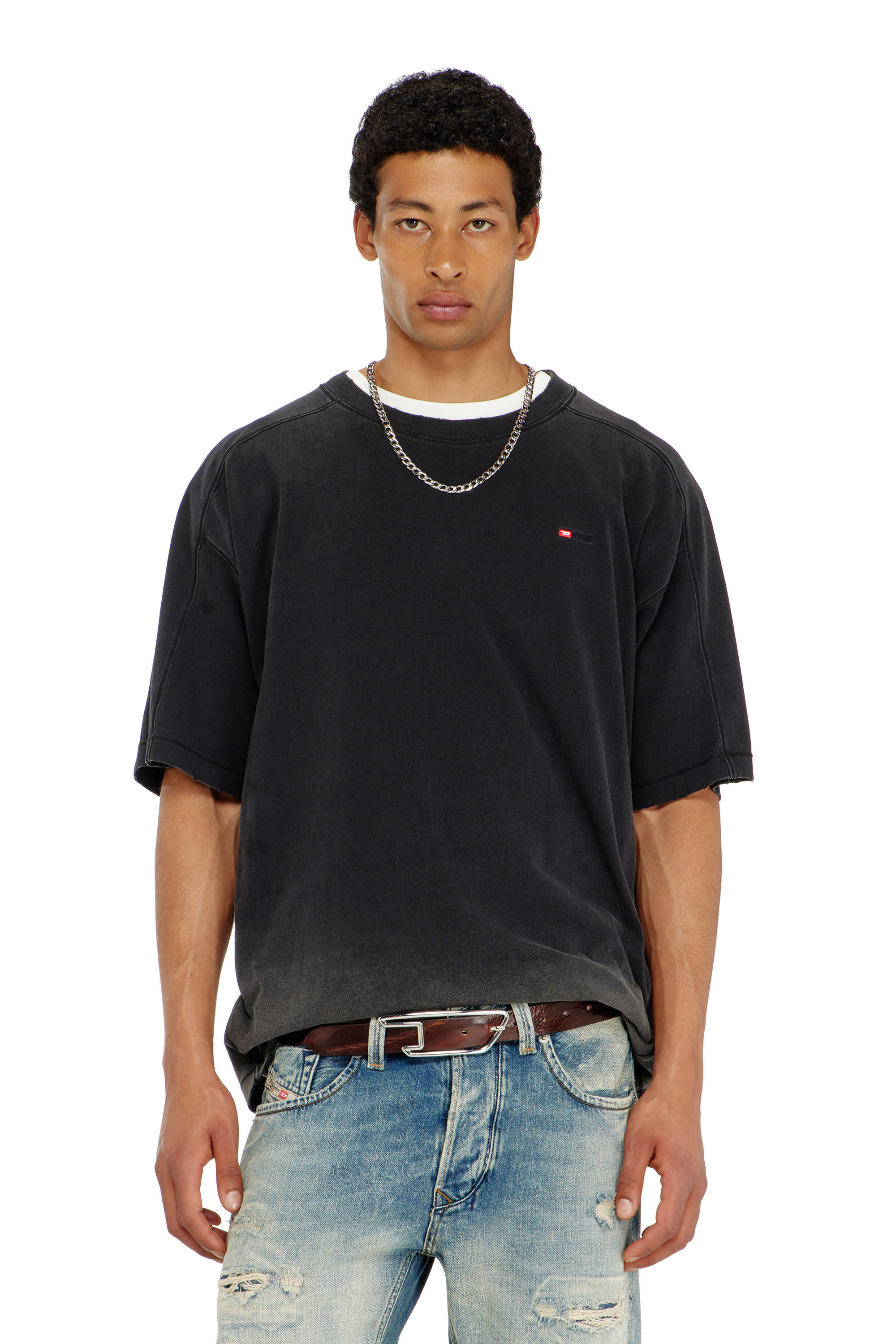 Diesel - T-CROX, Camiseta de algod&oacute;n con efecto degradado Hombre in ToBeDefined - 1