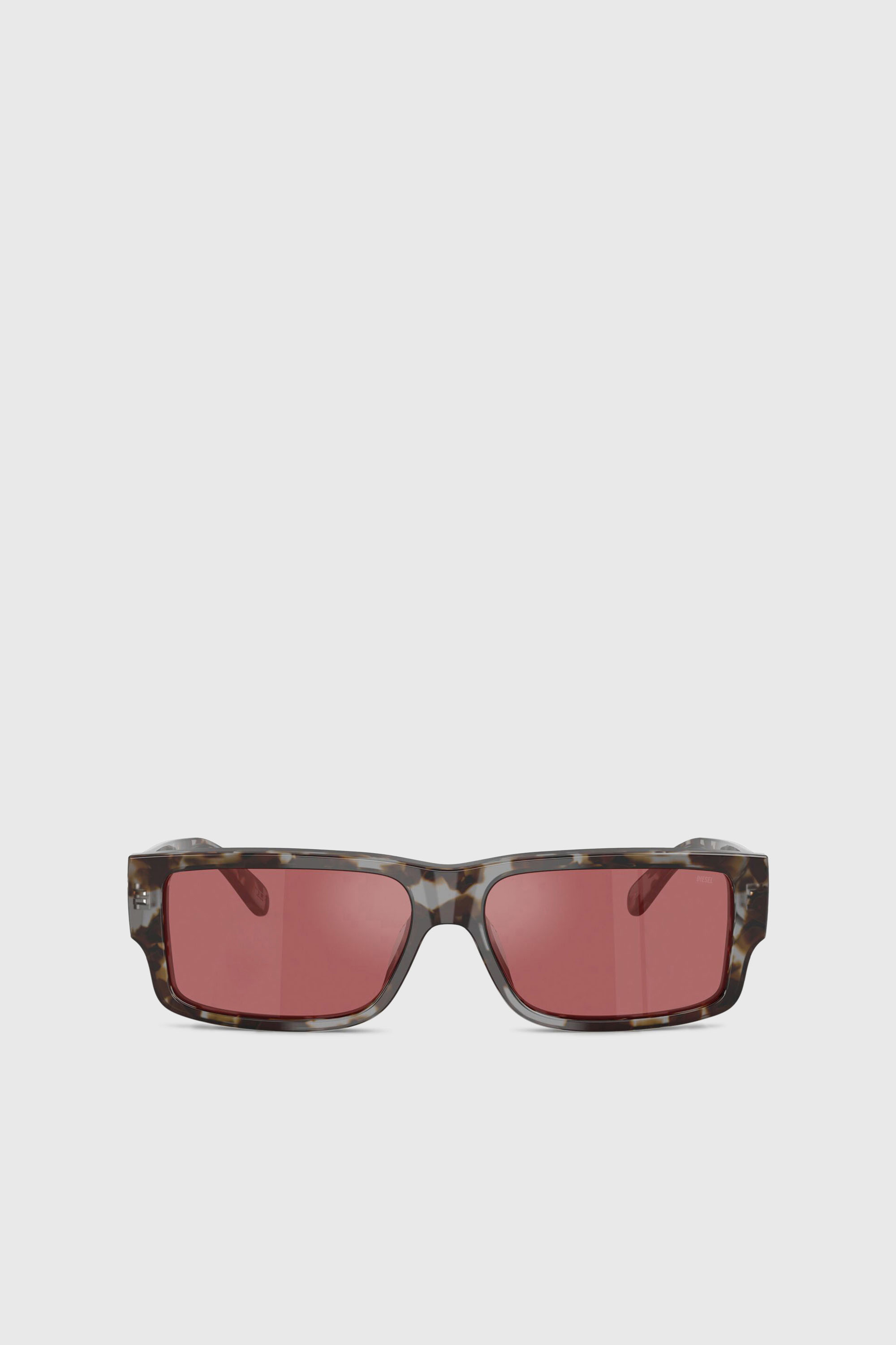 Diesel - 0DL2003 SIZE 57, Gafas rectangulares Hombre in Rojo - 1